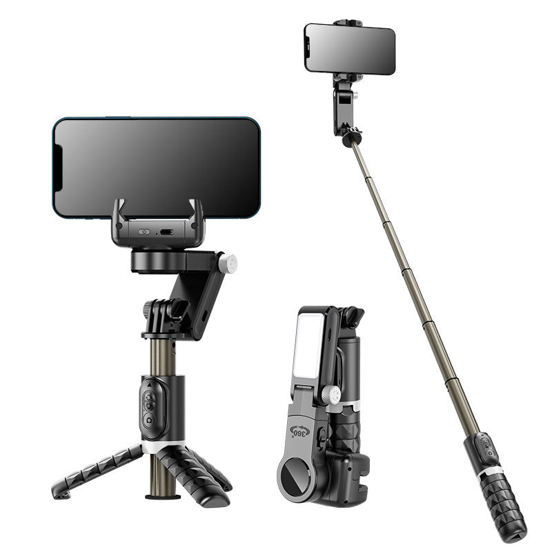 Premium Phone Gimbal Stabilizer 360 Rotation Selfie Stick Tripod Bluetooth Remote Smartphone Video Stabilizer Foldable Vlogging Photography Tool