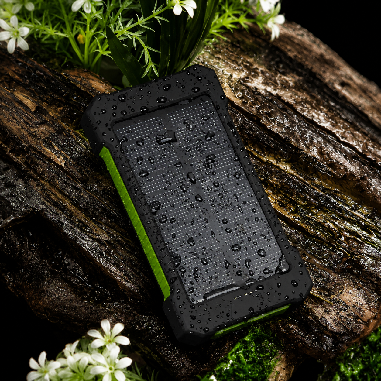 Premium Power Bank Solar Charger Fast Charging Portable Battery Pack 20000mAh LED Flashlight Outdoor Travel USB C Compatible Backup Power Hub