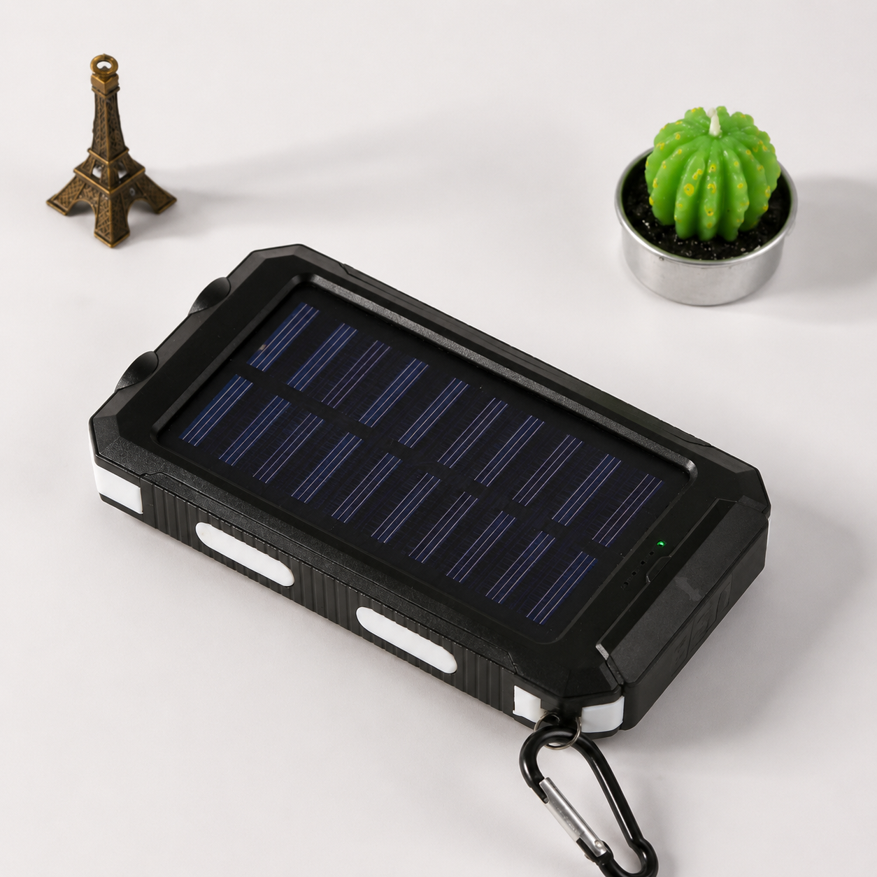 Premium Power Bank Solar Charger Fast Charging Portable Battery Pack 20000mAh LED Flashlight Outdoor Travel USB C Compatible Backup Power Hub
