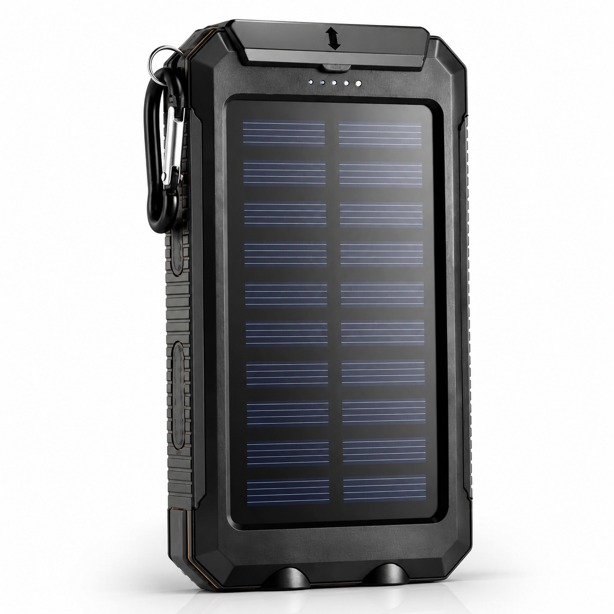 Premium Power Bank Solar Charger Fast Charging Portable Battery Pack 20000mAh LED Flashlight Outdoor Travel USB C Compatible Backup Power Hub