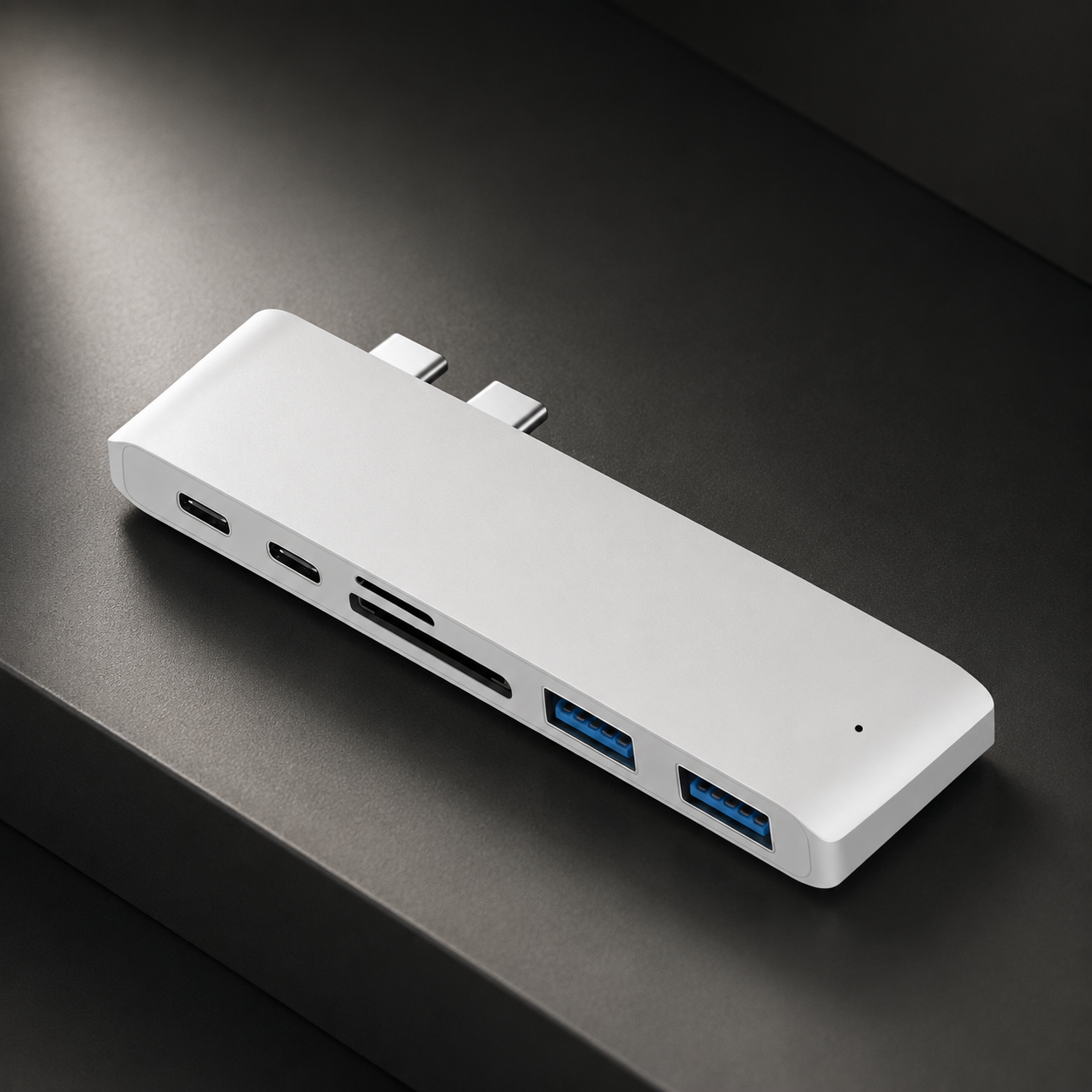 Premium USB C Hub 4K HDMI Adapter Thunderbolt 3 Multiport Dock USB 3.1 PD Charging SD Card Reader Laptop MacBook Compatible Docking Station