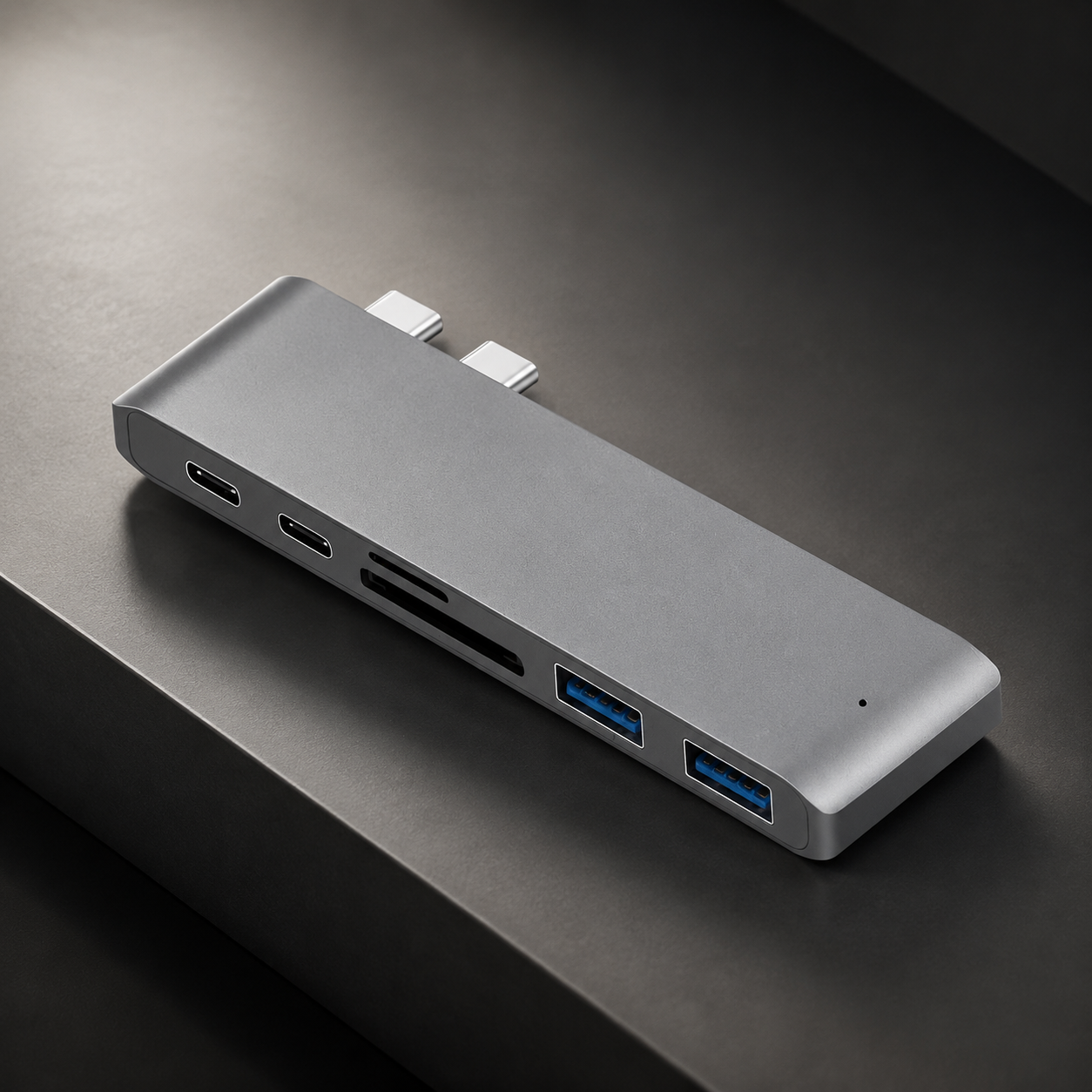 Premium USB C Hub 4K HDMI Adapter Thunderbolt 3 Multiport Dock USB 3.1 PD Charging SD Card Reader Laptop MacBook Compatible Docking Station