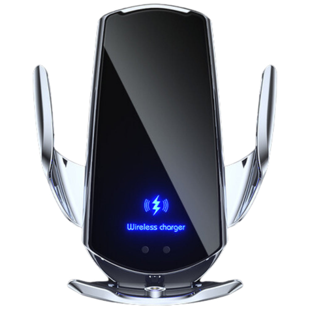 Premium Wireless Car Charger 30W Fast Charging Magnetic Phone Mount Infrared Auto Clamp USB-C LED Display Smart Vent Holder Hands Free Charging