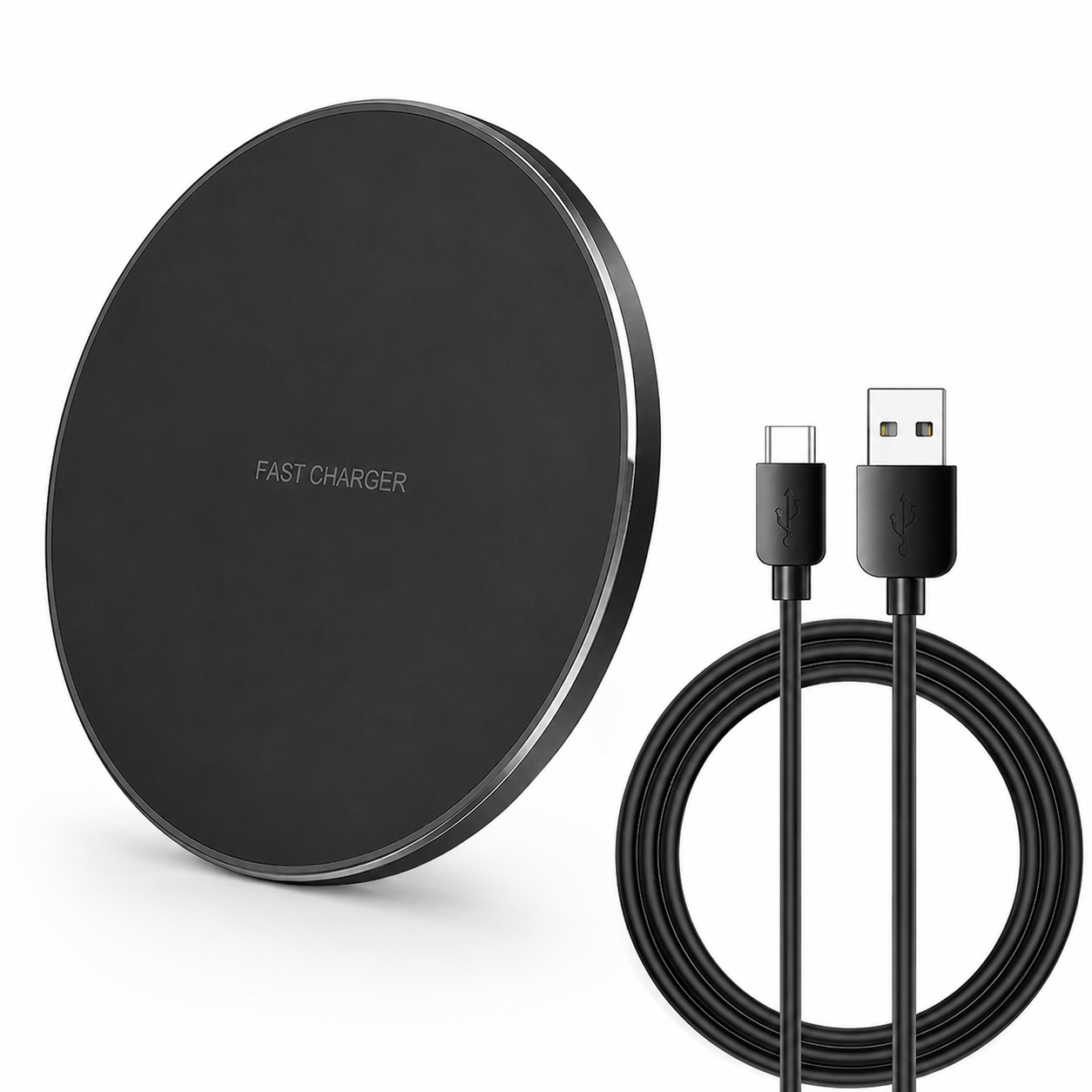 Premium Wireless Charger MagSafe Compatible 30W Fast Charging Pad USB-C Qi Enabled Magnetic Alignment Slim Portable Charging Dock Stand Design