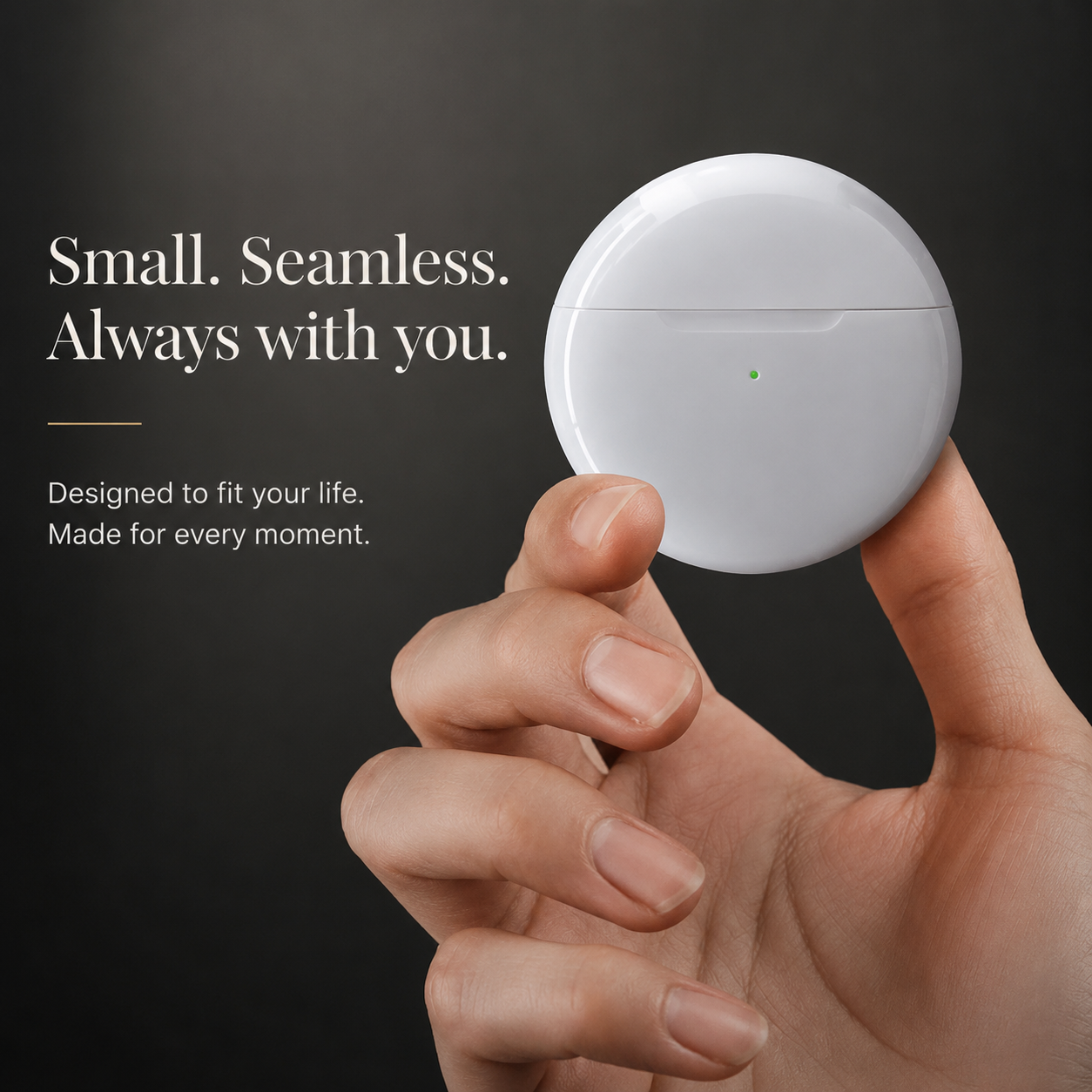Premium Wireless Earbuds Bluetooth Touch Control Stereo Sound Sport Headset Mini In Ear Design Stable Connection Comfortable Fit Portable Audio