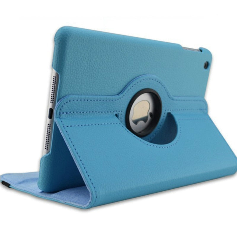 Premium iPad Case 360 Rotating Stand PU Leather Smart Cover Multi Angle Viewing Protective Tablet Case Adjustable Stand Lightweight Durable Design