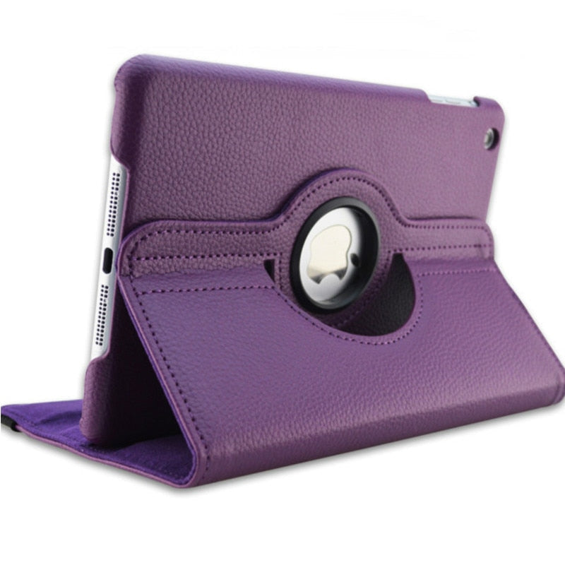 Premium iPad Case 360 Rotating Stand PU Leather Smart Cover Multi Angle Viewing Protective Tablet Case Adjustable Stand Lightweight Durable Design