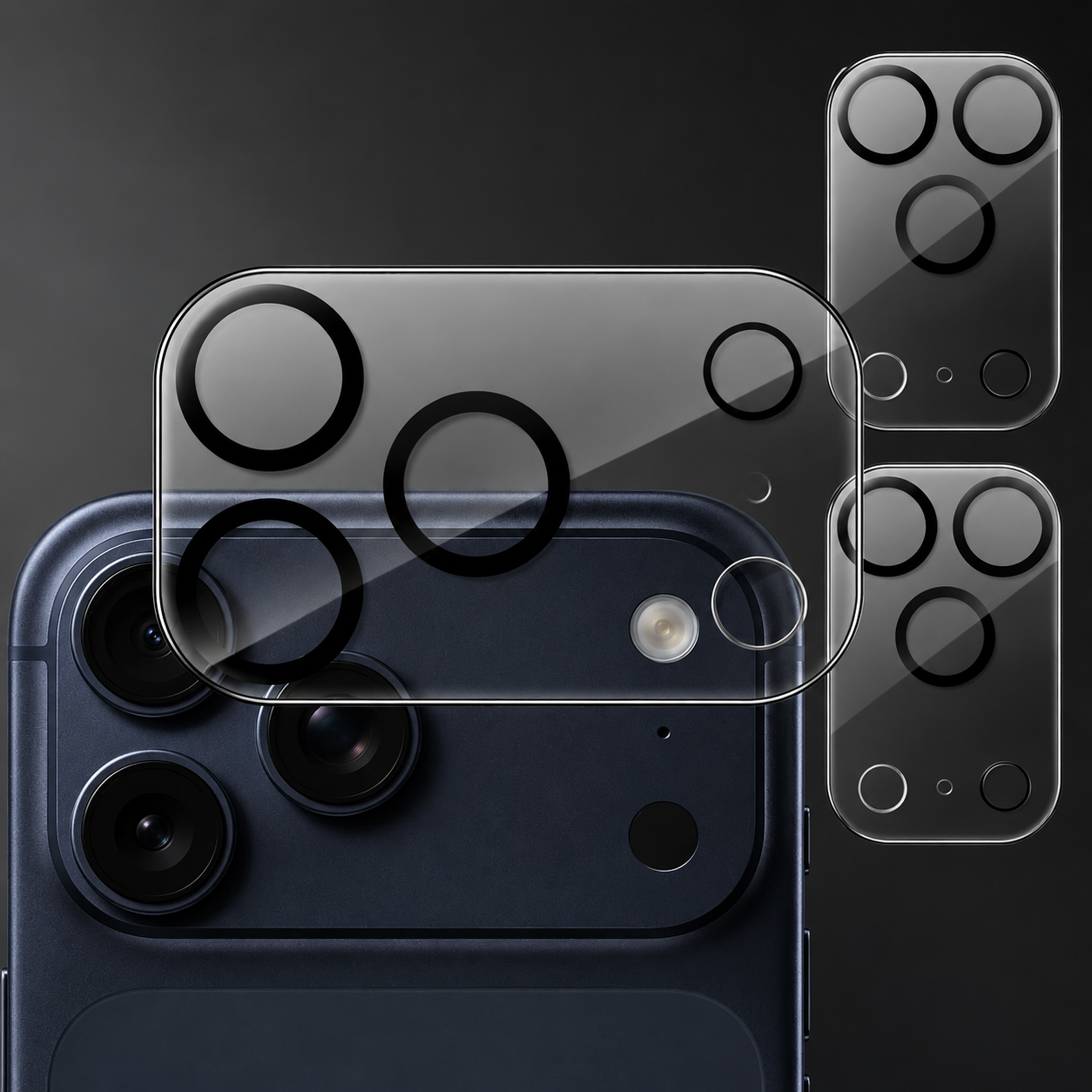 Premium iPhone Camera Lens Protector 9H Tempered Glass Ultra Clear Cover Scratch Resistant Drop Protection Precision Fit Guard Shield Armor Defense