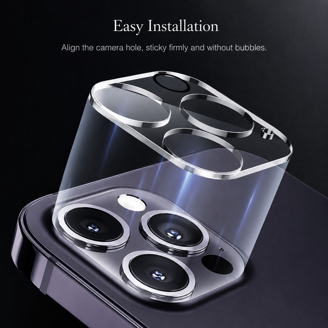 Premium iPhone Camera Lens Protector 9H Tempered Glass Ultra Clear Cover Scratch Resistant Drop Protection Precision Fit Guard Shield Armor Defense
