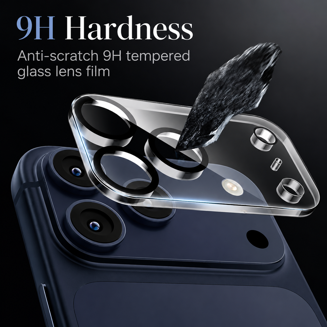 Premium iPhone Camera Lens Protector 9H Tempered Glass Ultra Clear Cover Scratch Resistant Drop Protection Precision Fit Guard Shield Armor Defense