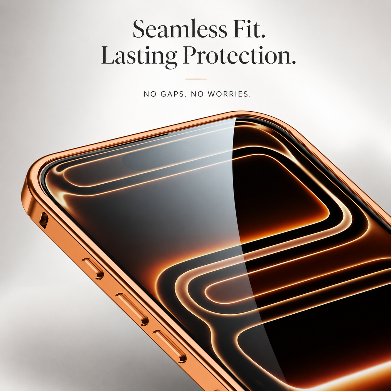 Premium iPhone Case Aluminum Alloy Frame with Camera Lens Protection, Heat Dissipation Design, Shock Resistant Metal Construction, Everyday Protection