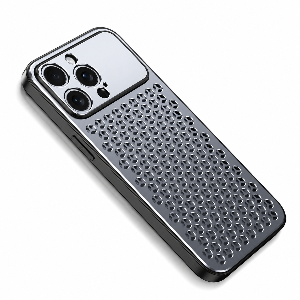 Premium iPhone Case Aluminum Alloy Protective Cover Breathable Metal Design Anti Fingerprint Finish Scratch Resistant Heat Dissipation Lightweight Frame