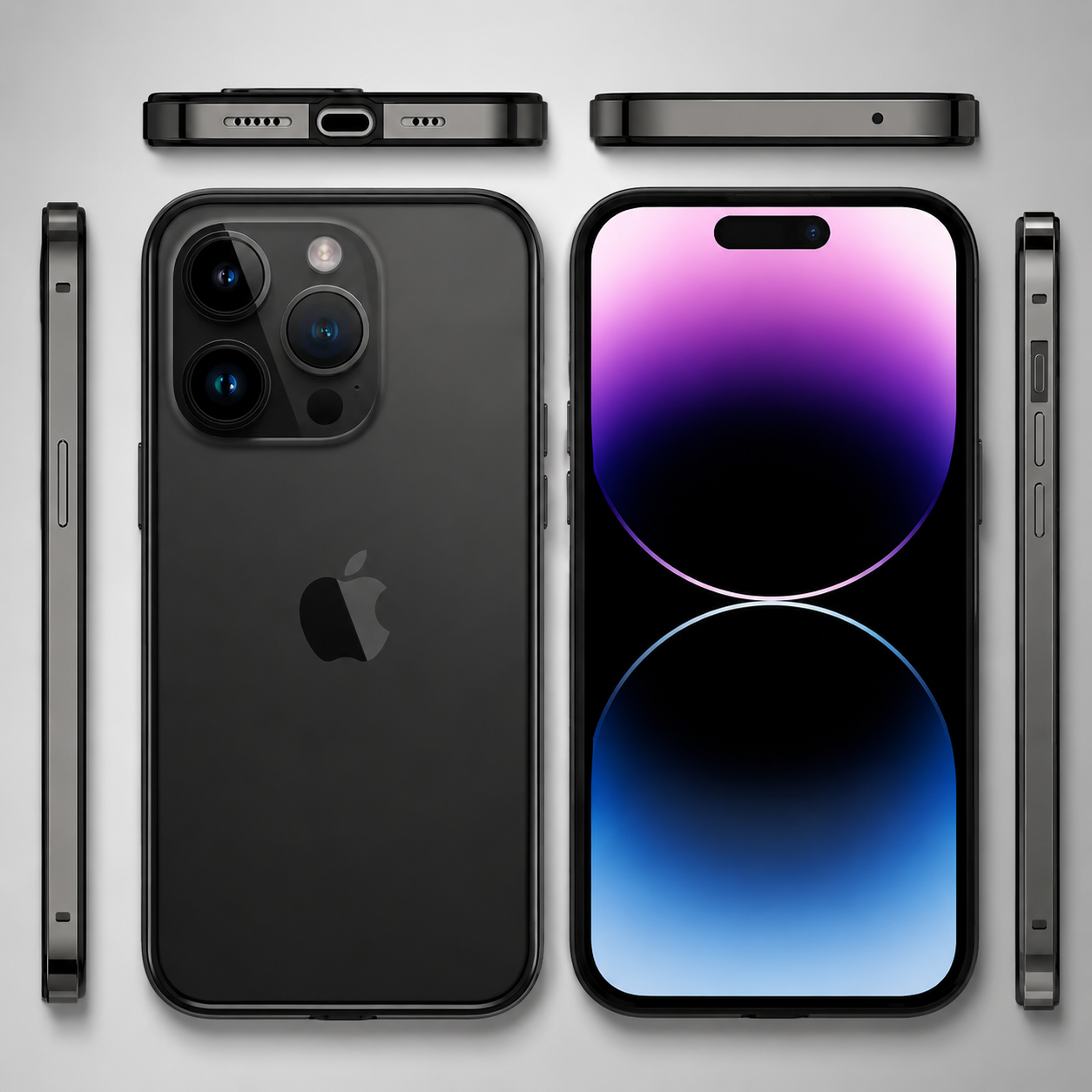 Premium iPhone Case Aluminum Metal Frame Bumper with Camera Lens Protection, Shockproof Silicone Construction, Lightweight Durable Design