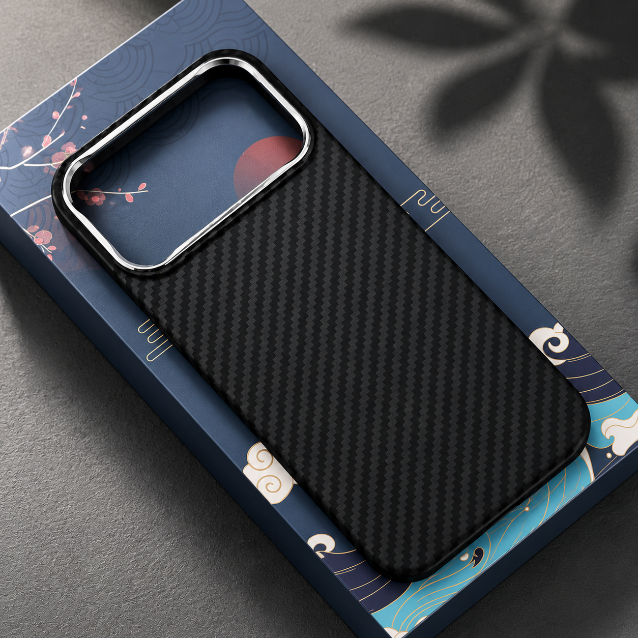 Premium iPhone Case Aramid Carbon Fiber MagSafe Design with Camera Lens Protection, Ultra Thin Shockproof Structure, Anti Fingerprint Full Coverage Fit