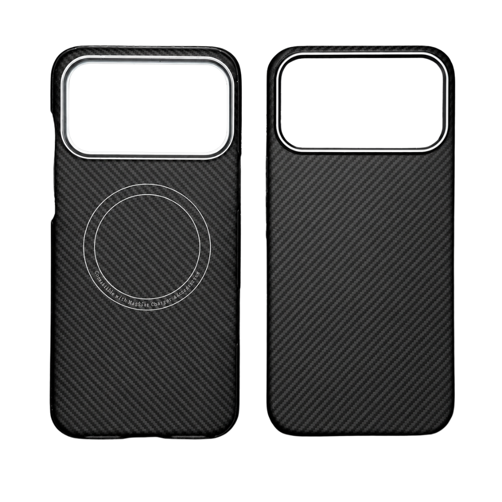 Premium iPhone Case Aramid Carbon Fiber MagSafe Design with Camera Lens Protection, Ultra Thin Shockproof Structure, Anti Fingerprint Full Coverage Fit