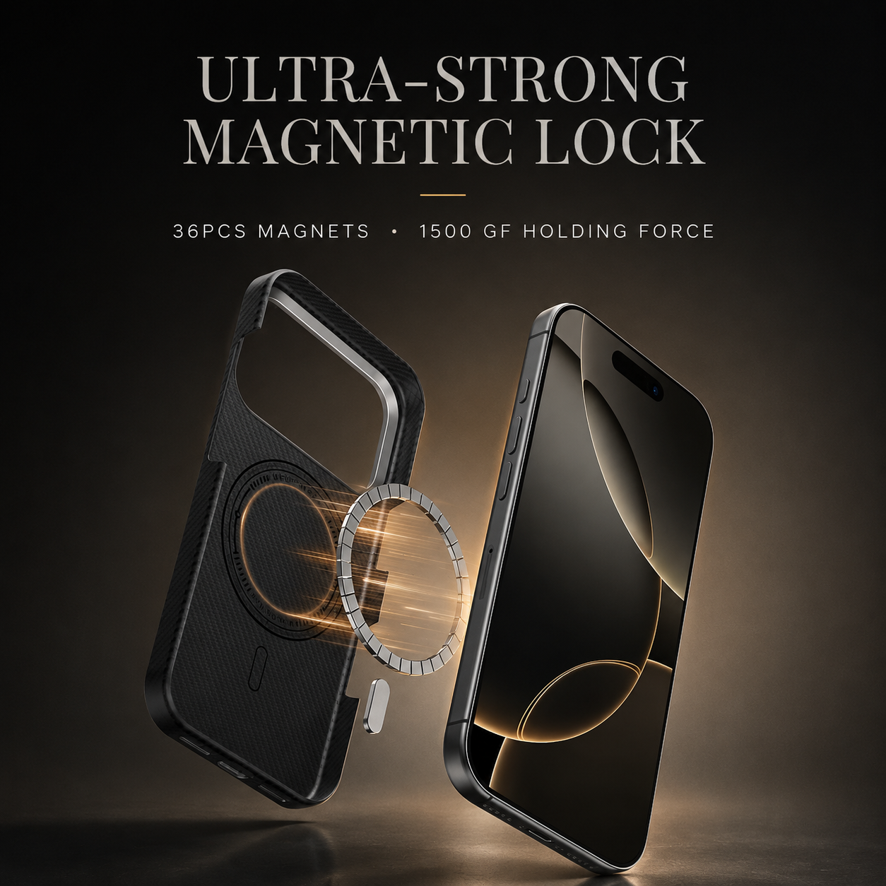 Premium iPhone Case Aramid Fiber Cover Shockproof Anti Fingerprint Non Slip Grip Slim Lightweight Durable Protective Case Matte Black Design