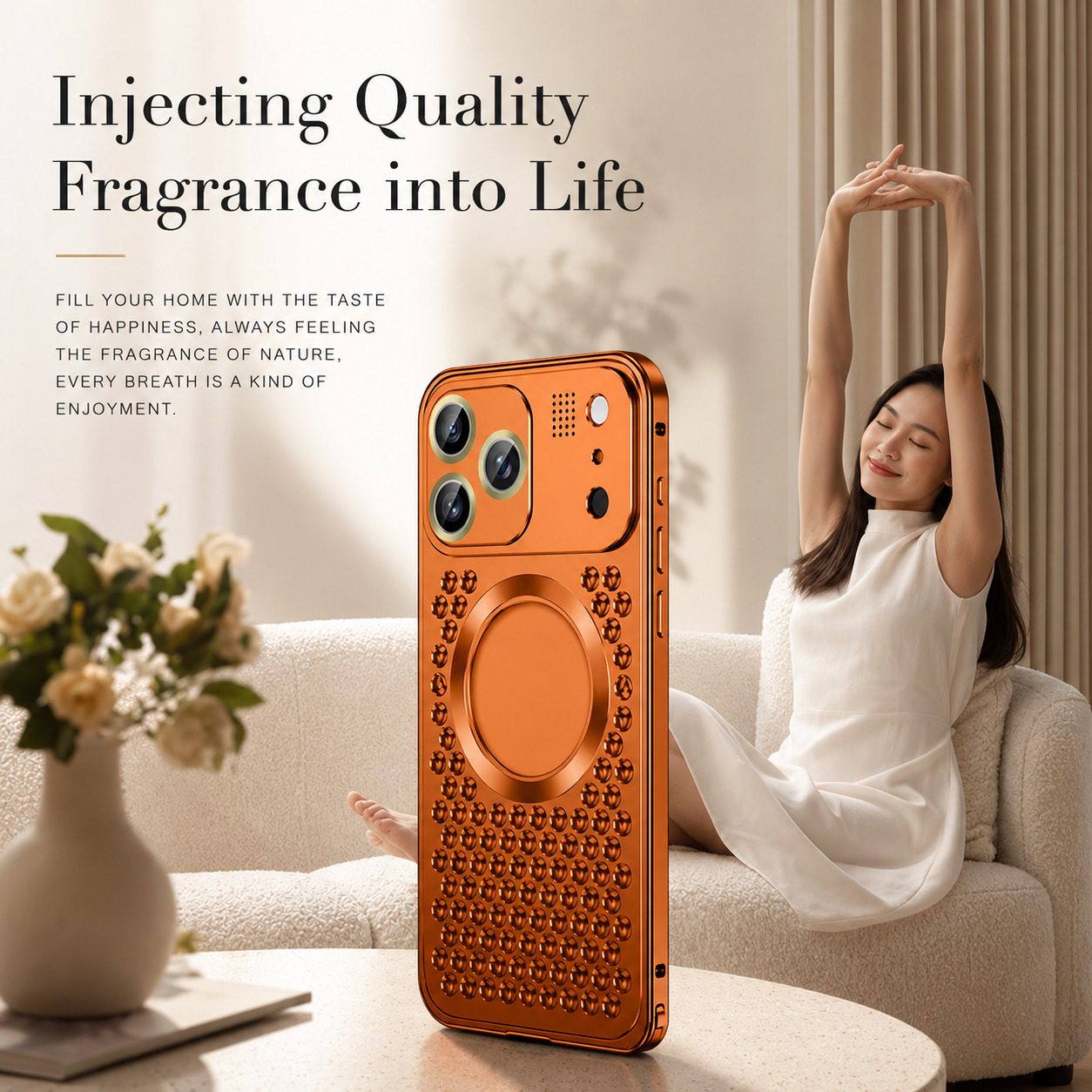 Premium iPhone Case Camera Lens Protection Aluminum Alloy Magnetic Cover Heat Dissipation Metal Frame Anti Fall Shockproof Wireless Charging Design