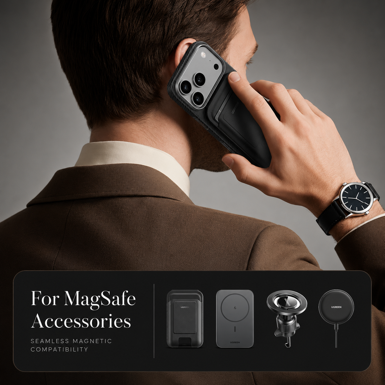 Premium iPhone Case Camera Lens Protection Aramid Fiber Cover Shockproof Slim Hard Protective Design Anti Fingerprint Matte Finish Lightweight Build