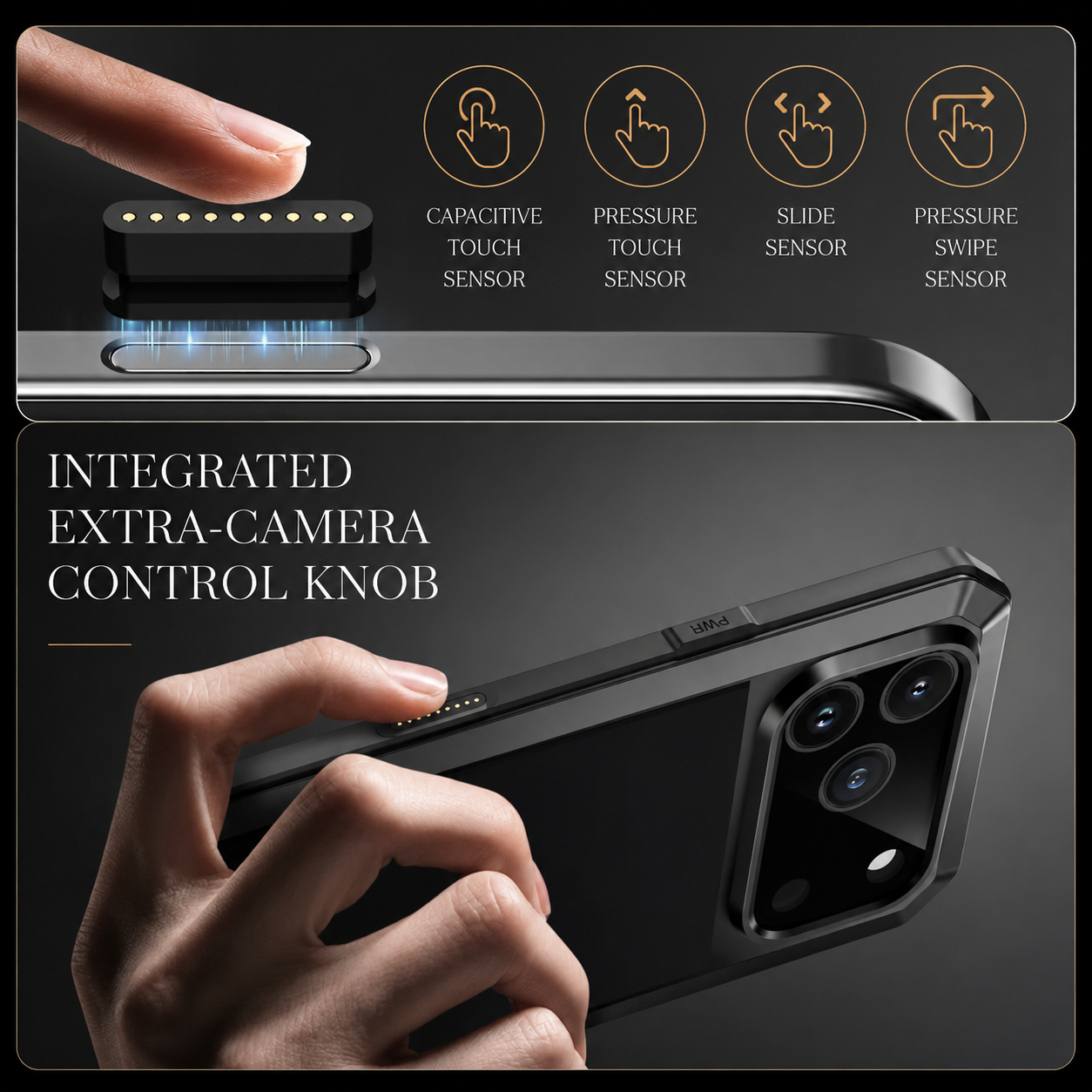 Premium iPhone Case Camera Lens Protection Shockproof Cover Heavy Duty Metal Frame Built In Glass Screen Protector TPU PC Rugged Armor Design