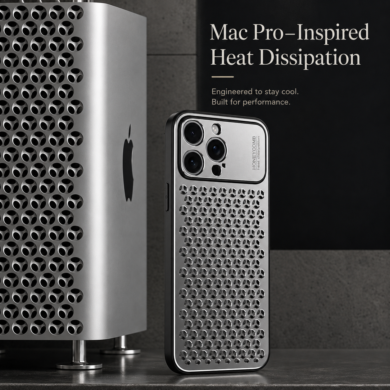 Premium iPhone Case Camera Lens Protection Shockproof Protective Cover Aluminum Alloy Frame Anti Fingerprint Scratch Resistant Breathable Back Design