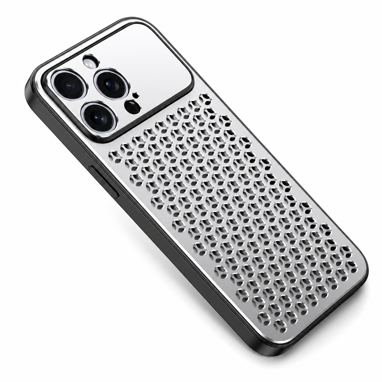 Premium iPhone Case Camera Lens Protection Shockproof Protective Cover Aluminum Alloy Frame Anti Fingerprint Scratch Resistant Breathable Back Design