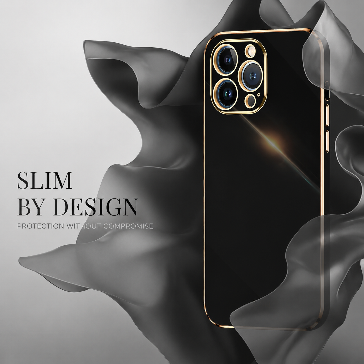 Premium iPhone Case Camera Lens Protection Shockproof Protective Cover Anti Fingerprint Scratch Resistant Soft Silicone Slim Lightweight Design
