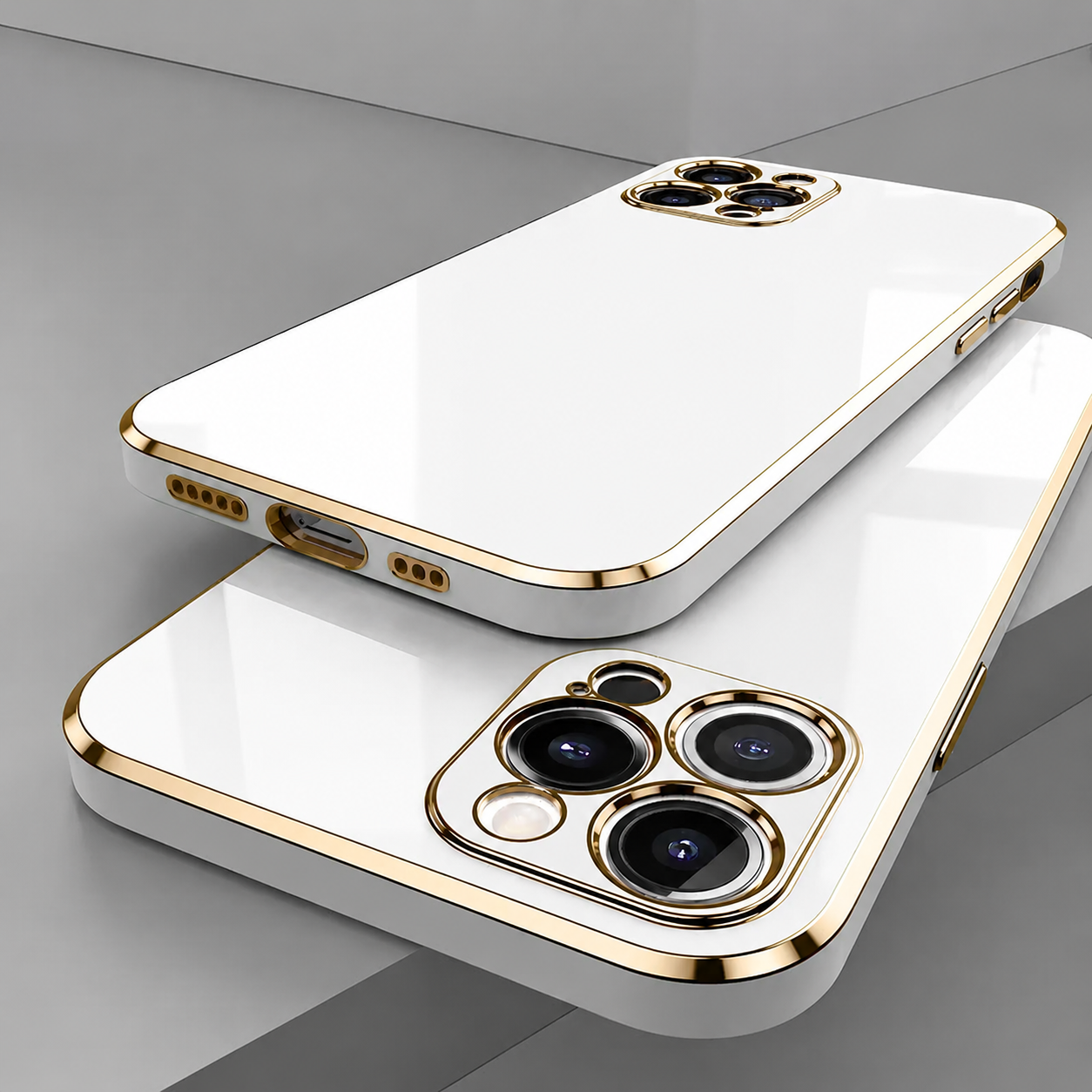Premium iPhone Case Camera Lens Protection Shockproof Protective Cover Anti Fingerprint Scratch Resistant Soft Silicone Slim Lightweight Design