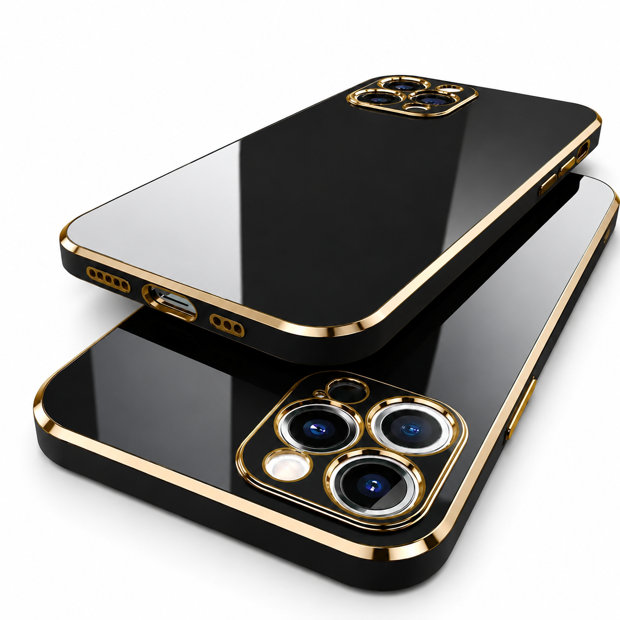 Premium iPhone Case Camera Lens Protection Shockproof Protective Cover Anti Fingerprint Scratch Resistant Soft Silicone Slim Lightweight Design