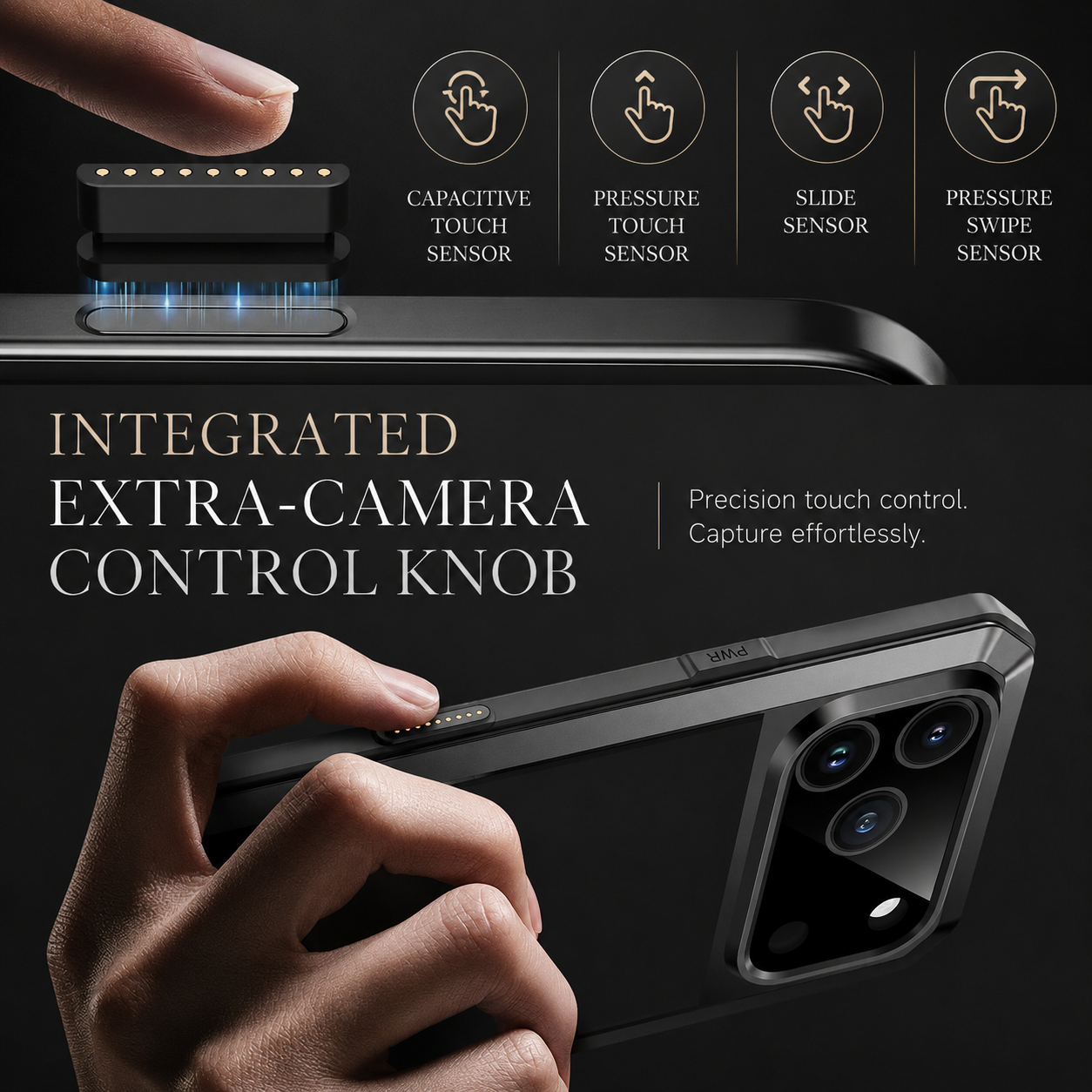 Premium iPhone Case Camera Lens Protection Shockproof Protective Cover Built In Screen Protection Heavy Duty Metal Armor TPU PC Design
