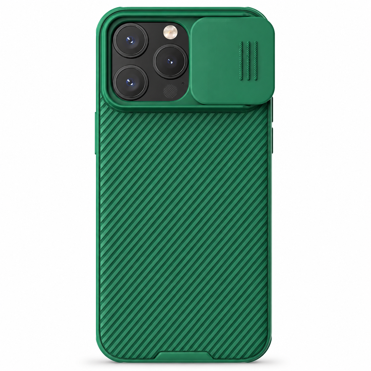 Premium iPhone Case Camera Lens Protection Shockproof Protective Cover Magnetic Back Sliding Camera Cover Rugged TPU PC Design