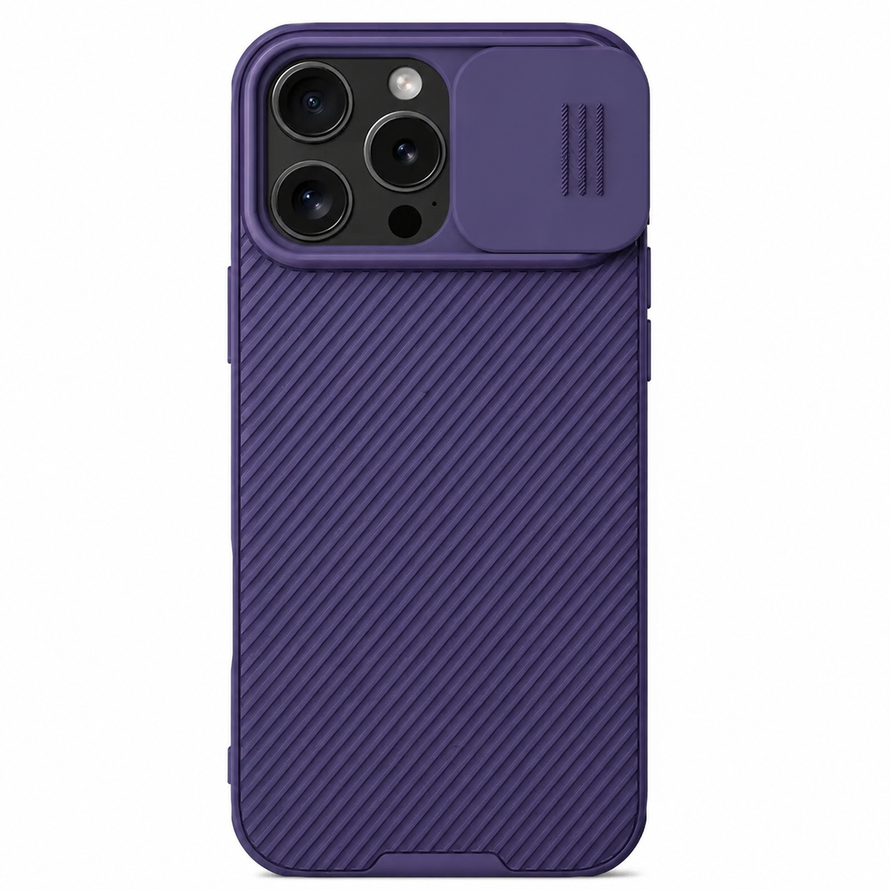 Premium iPhone Case Camera Lens Protection Shockproof Protective Cover Magnetic Back Sliding Camera Cover Rugged TPU PC Design
