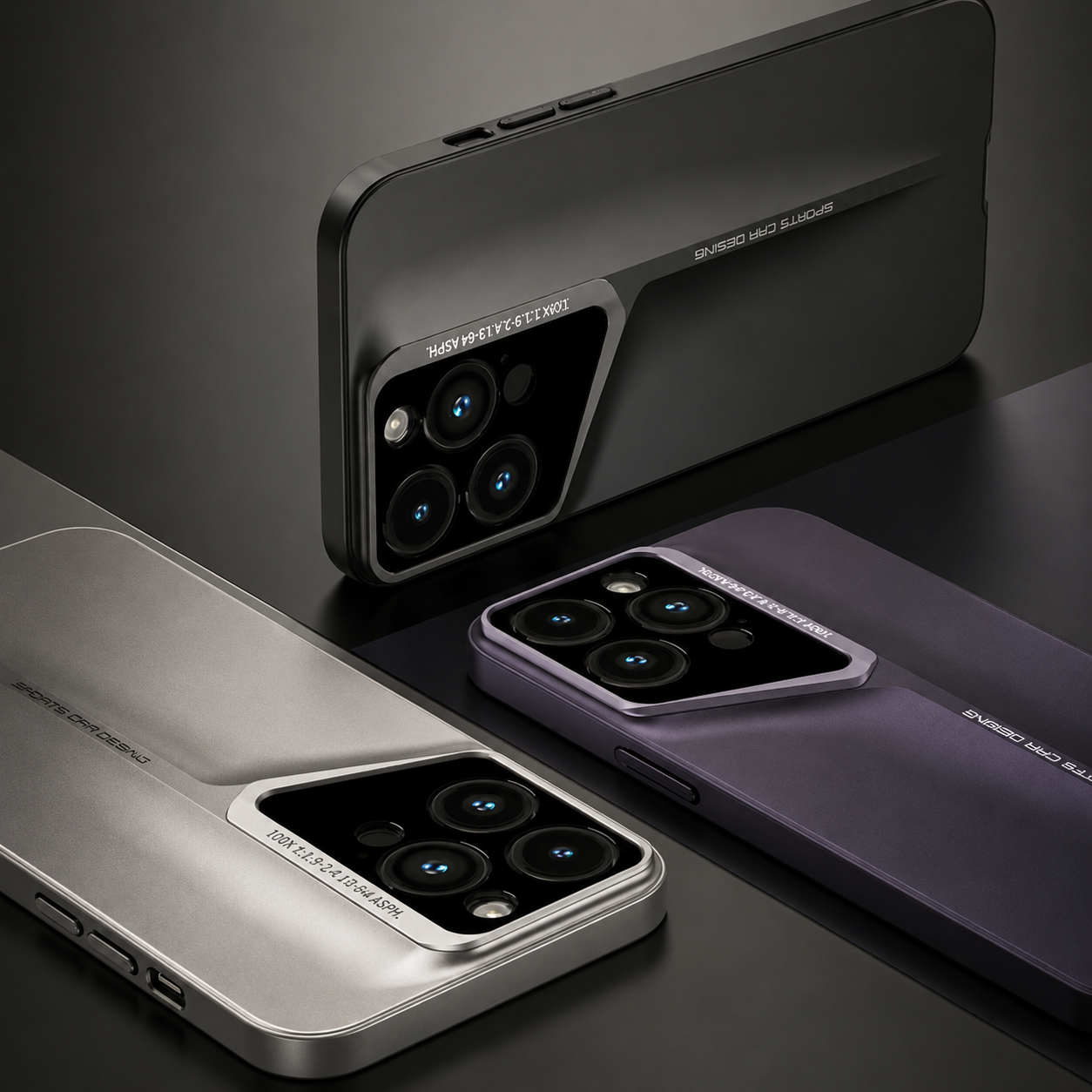 Premium iPhone Case Camera Lens Protection Shockproof Protective Cover Ultra Thin Titanium Style Anti Fingerprint Non Slip Design
