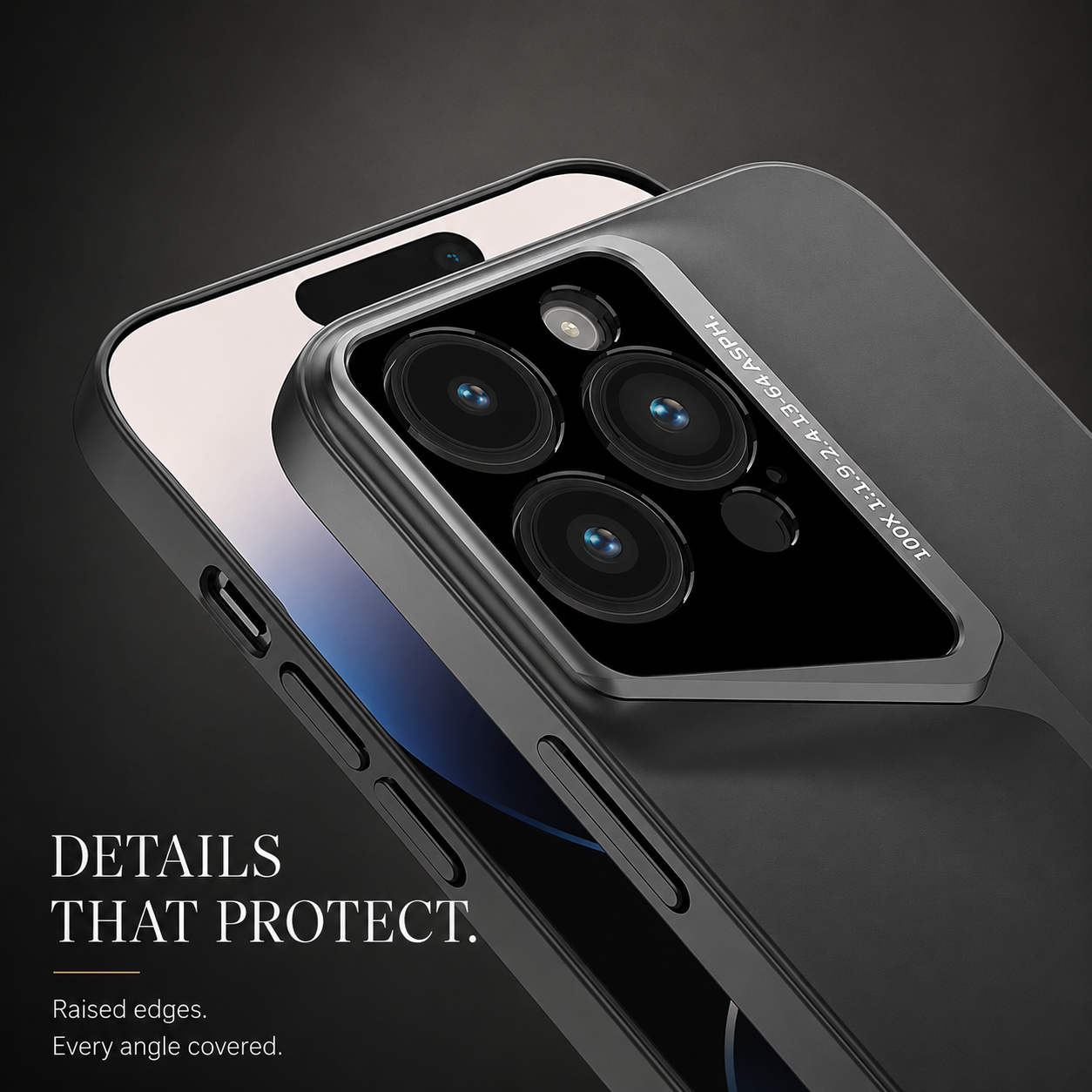 Premium iPhone Case Camera Lens Protection Shockproof Protective Cover Ultra Thin Titanium Style Anti Fingerprint Non Slip Design