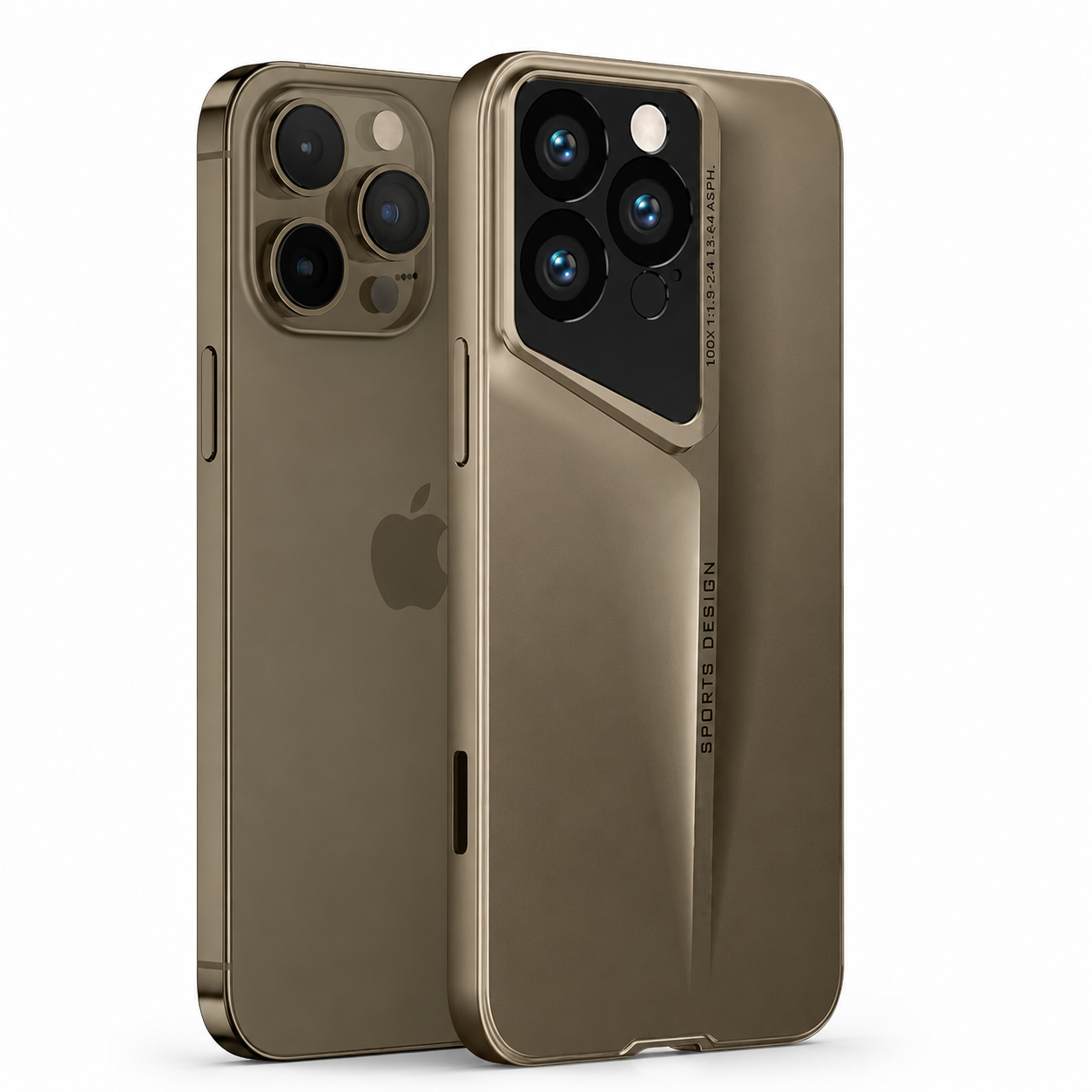 Premium iPhone Case Camera Lens Protection Shockproof Protective Cover Ultra Thin Titanium Style Anti Fingerprint Non Slip Design