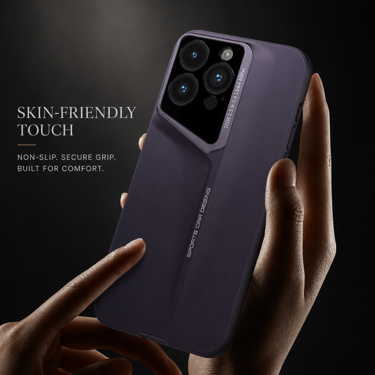 Premium iPhone Case Camera Lens Protection Shockproof Protective Cover Ultra Thin Titanium Style Anti Fingerprint Non Slip Design