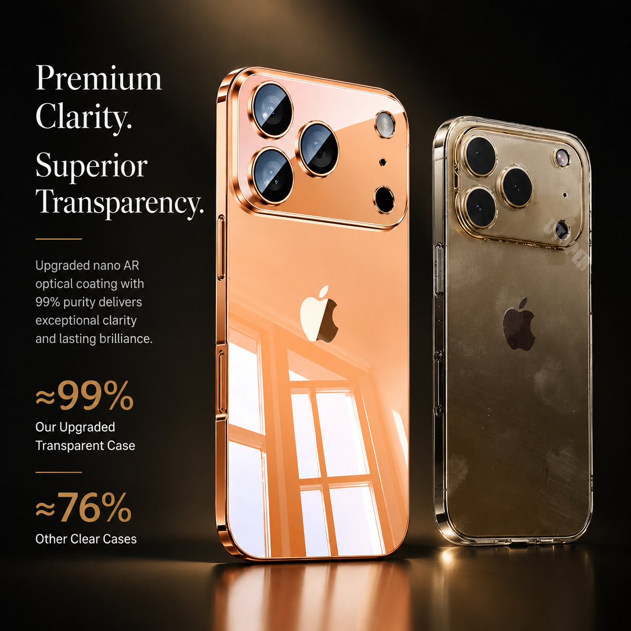 Premium iPhone Case Camera Lens Protection Shockproof Protective Cover Ultra Thin Transparent TPU Anti Fingerprint Scratch Resistant Design