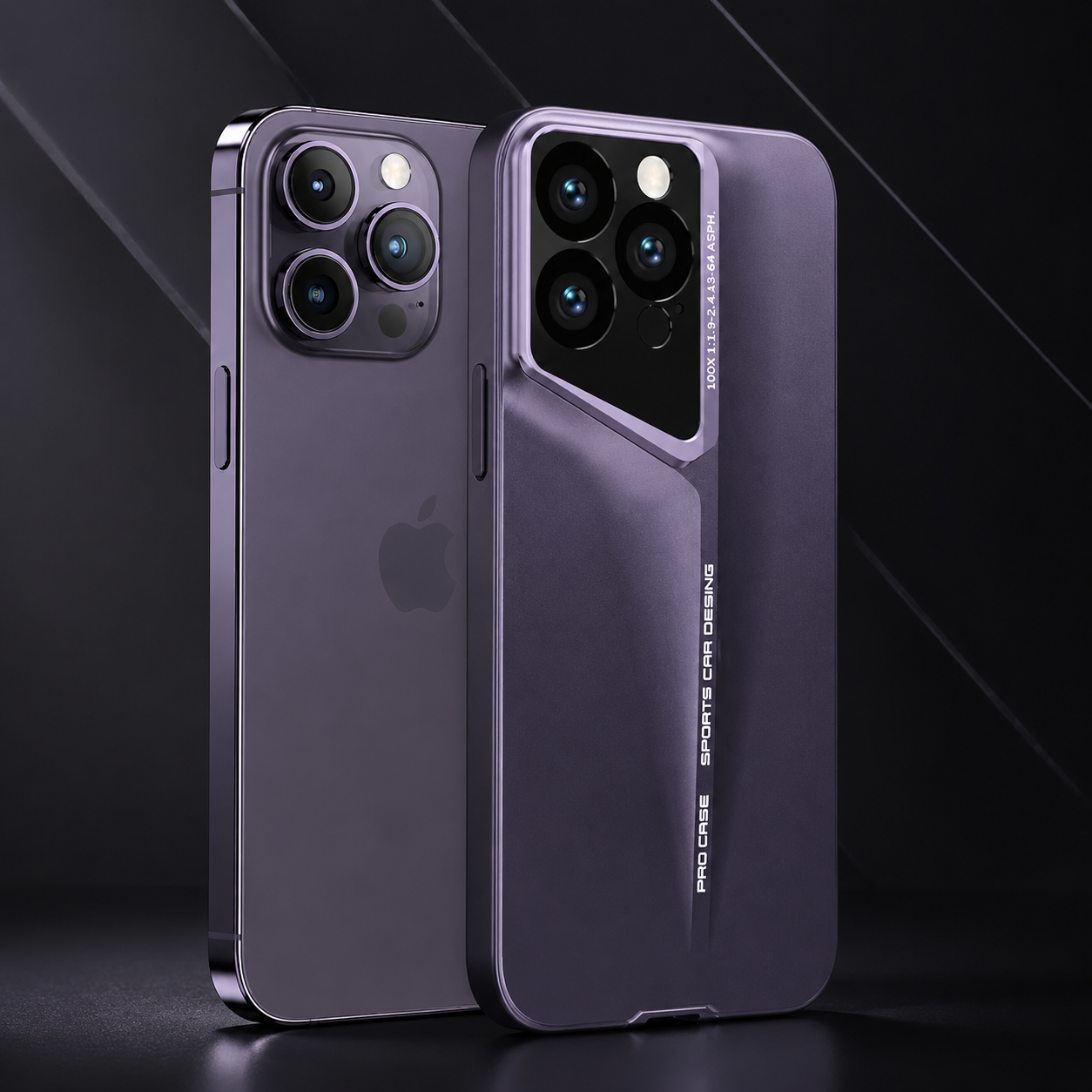 Premium iPhone Case Camera Lens Protection Ultra Thin Hard PC Cover Magnetic Compatible Shockproof Non Slip Anti Scratch Lightweight Design