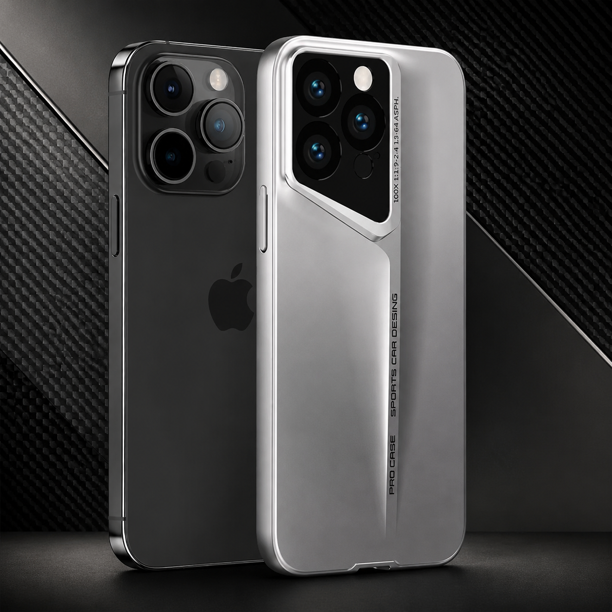 Premium iPhone Case Camera Lens Protection Ultra Thin Hard PC Cover Magnetic Compatible Shockproof Non Slip Anti Scratch Lightweight Design