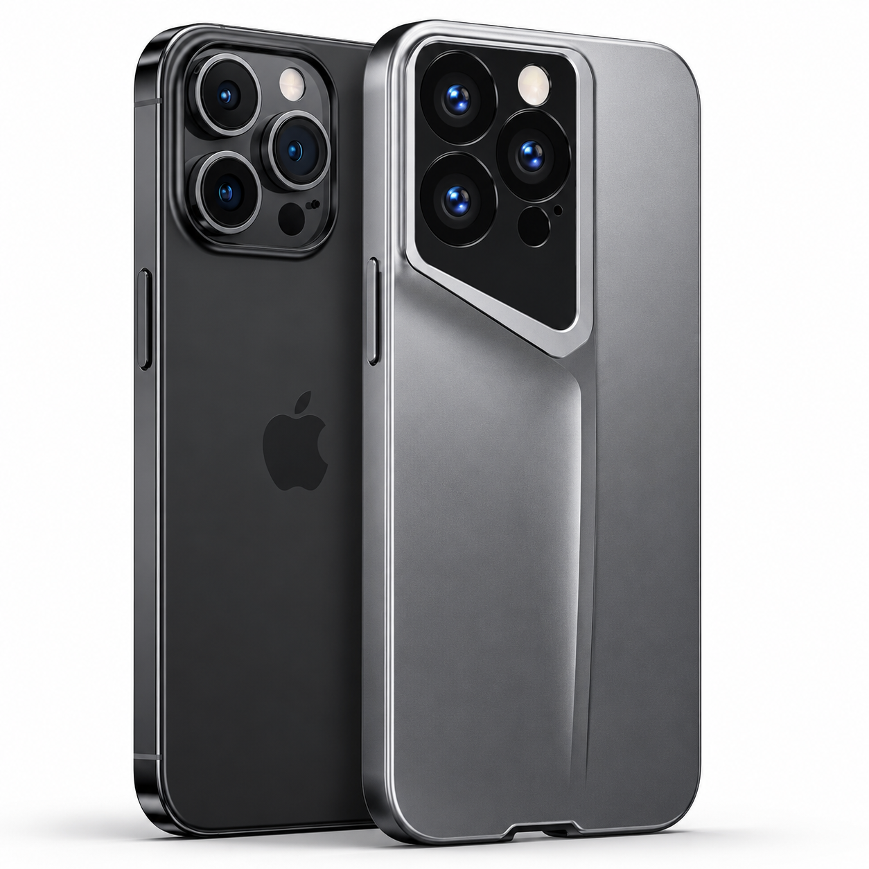 Premium iPhone Case Camera Lens Protection with Matte Hard PC Construction, Shockproof Design, Anti Scratch Surface, Anti Fingerprint Non Slip Finish