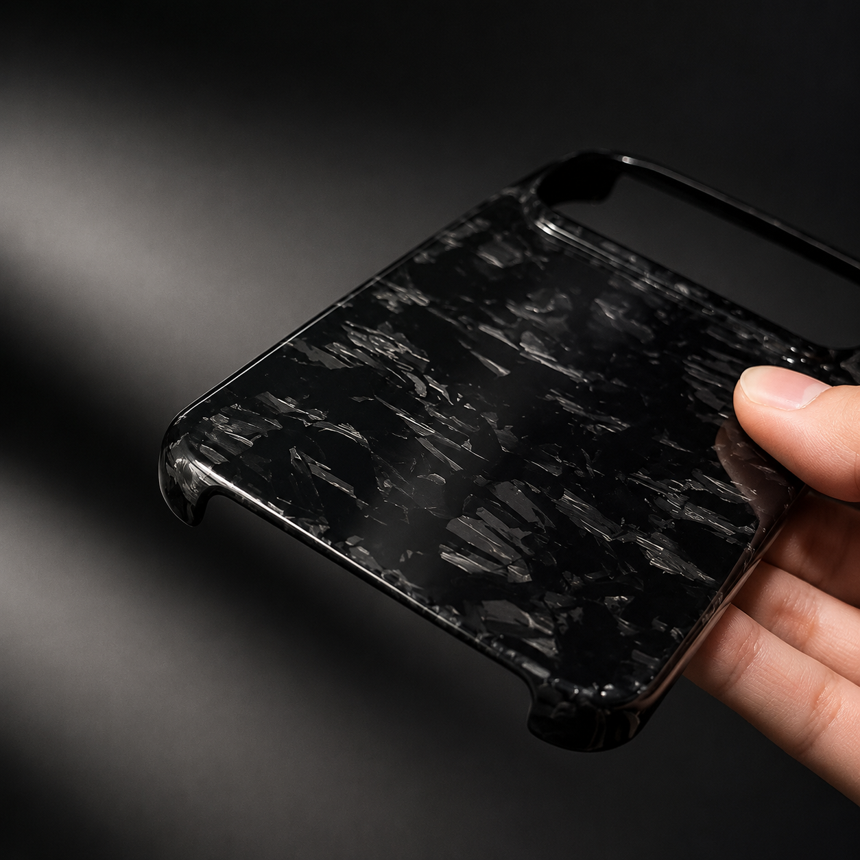 Premium iPhone Case Carbon Fiber Cover Shockproof Anti Fingerprint Non Slip Grip Ultra Thin Lightweight Durable Protective Case Business Design