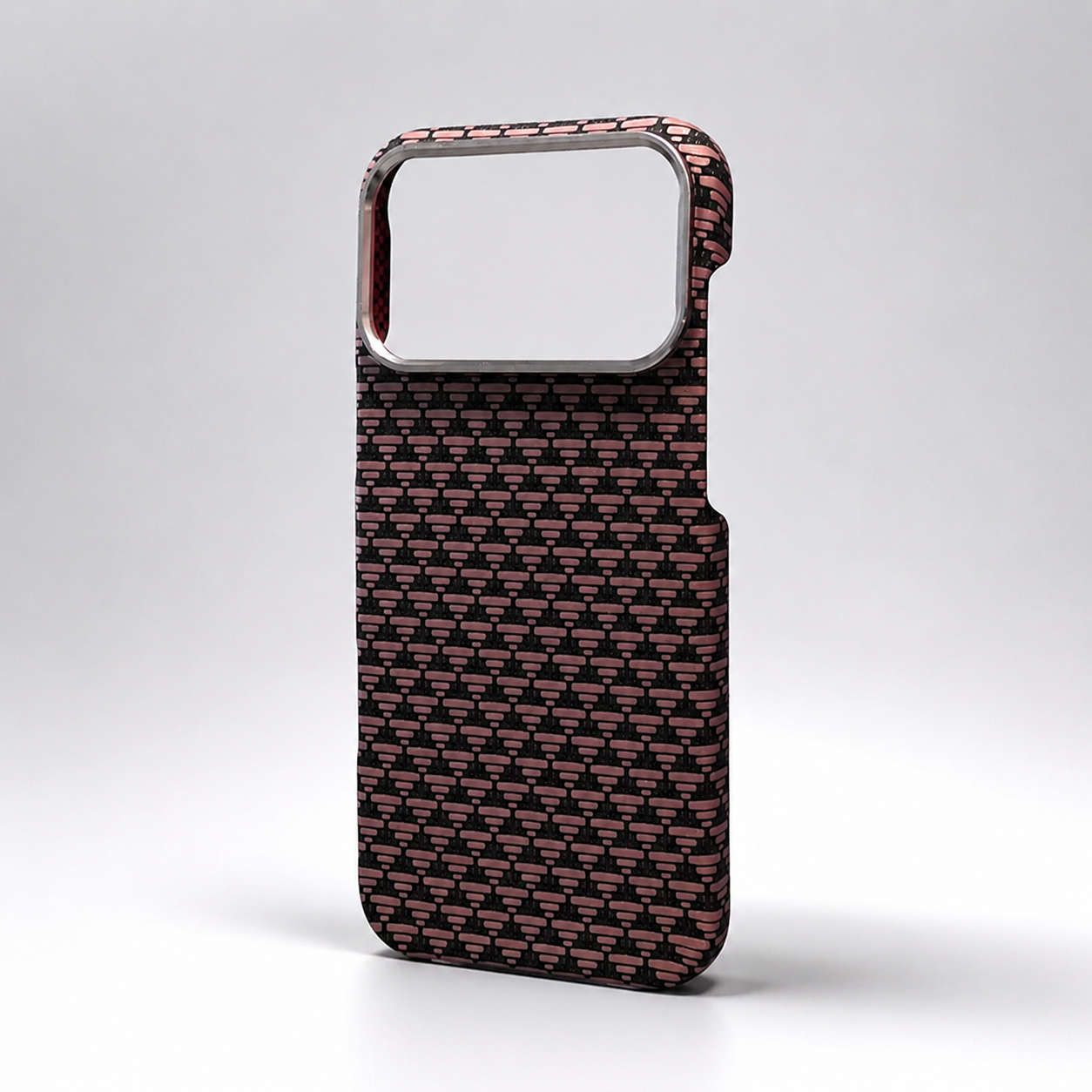 Premium iPhone Case Carbon Fiber Texture Magnetic Cover MagSafe Compatible Shock Absorbing PC TPU Hybrid Protective Case Slim Lightweight Design