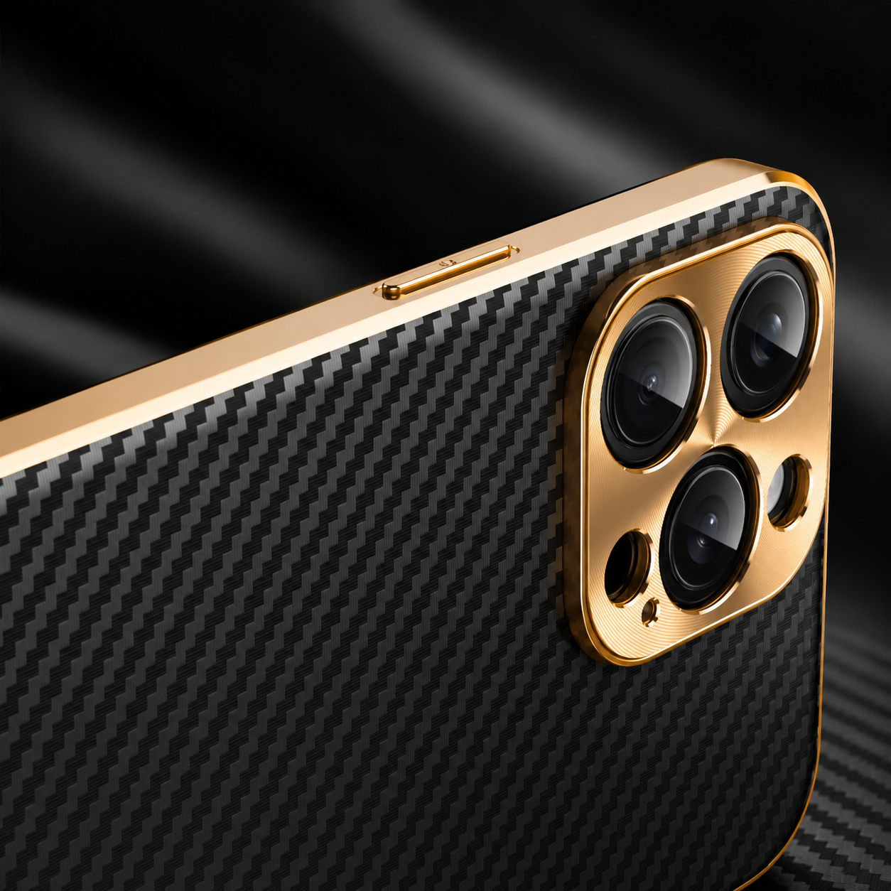 Premium iPhone Case Carbon Fiber Textured Leather Protective Cover Camera Lens Protection Shockproof Slim Fit Durable Design