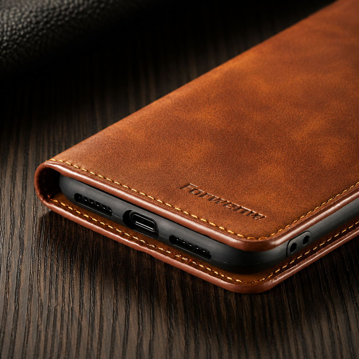 Premium iPhone Case Flip Wallet MagSafe Compatible Leather Card Holder Magnetic Closure Shockproof Protective Cover Camera Lens Protection Stand Function