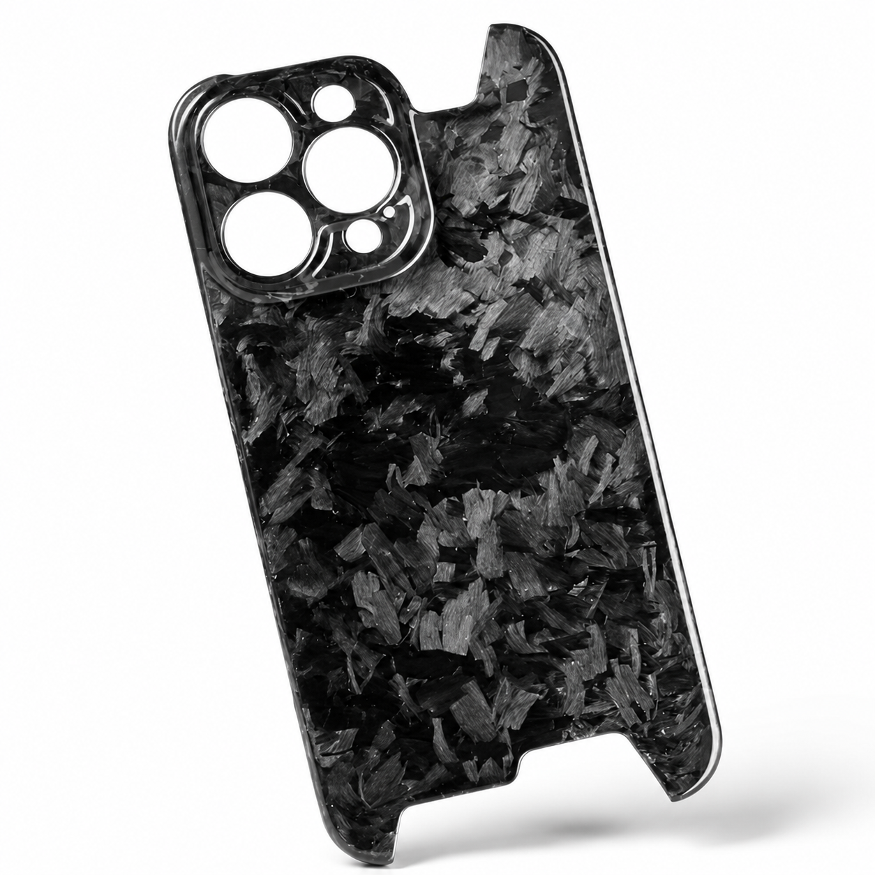 Premium iPhone Case Forged Carbon Fiber Cover with Ultra Thin Design, Lightweight Protection, Secure Grip, Camera Lens Protection and Scratch Resistant Build