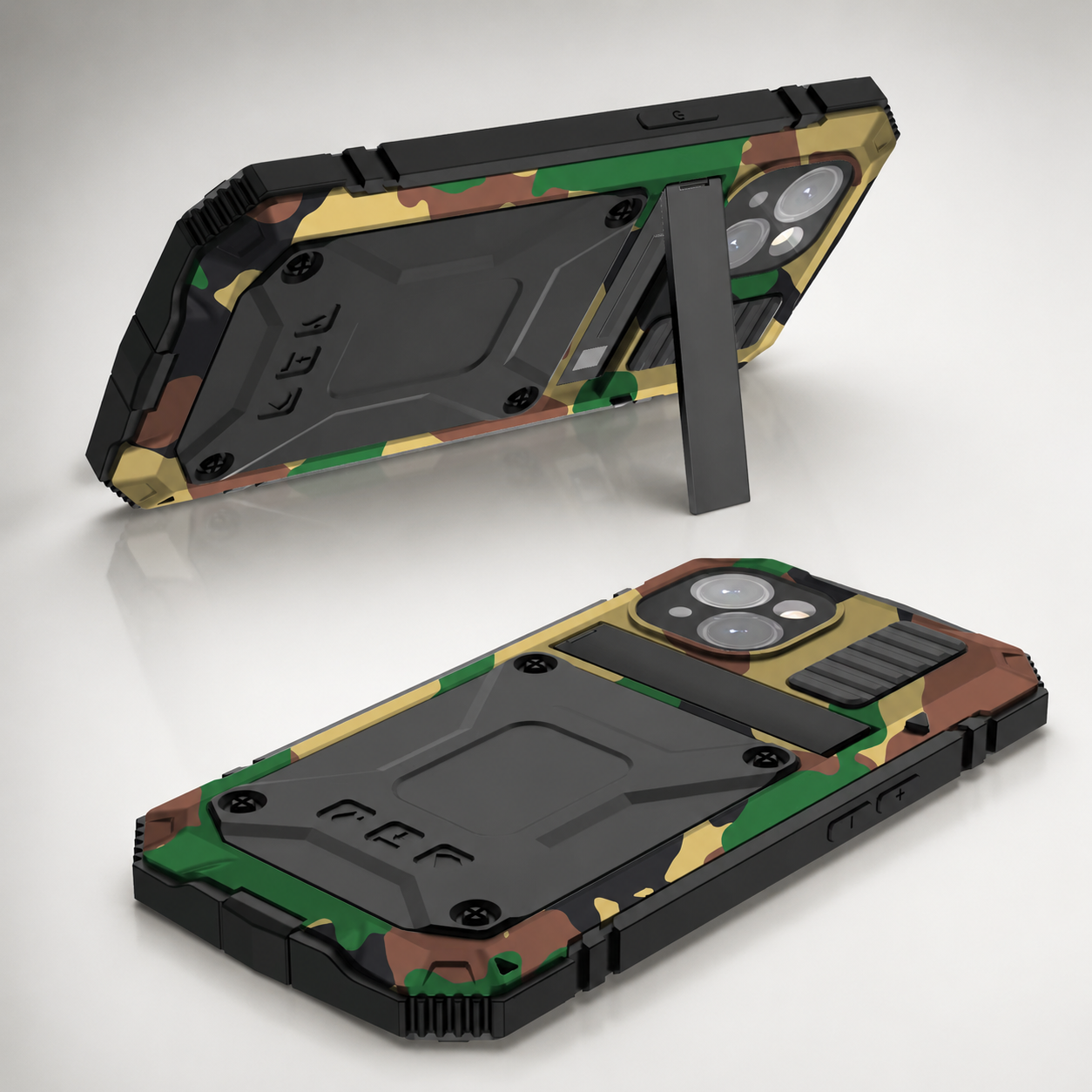 Premium iPhone Case Full Body Armor Design with Built In Screen Guard, Camera Lens Protection, Heavy Duty Shockproof Rugged Construction and Secure Grip