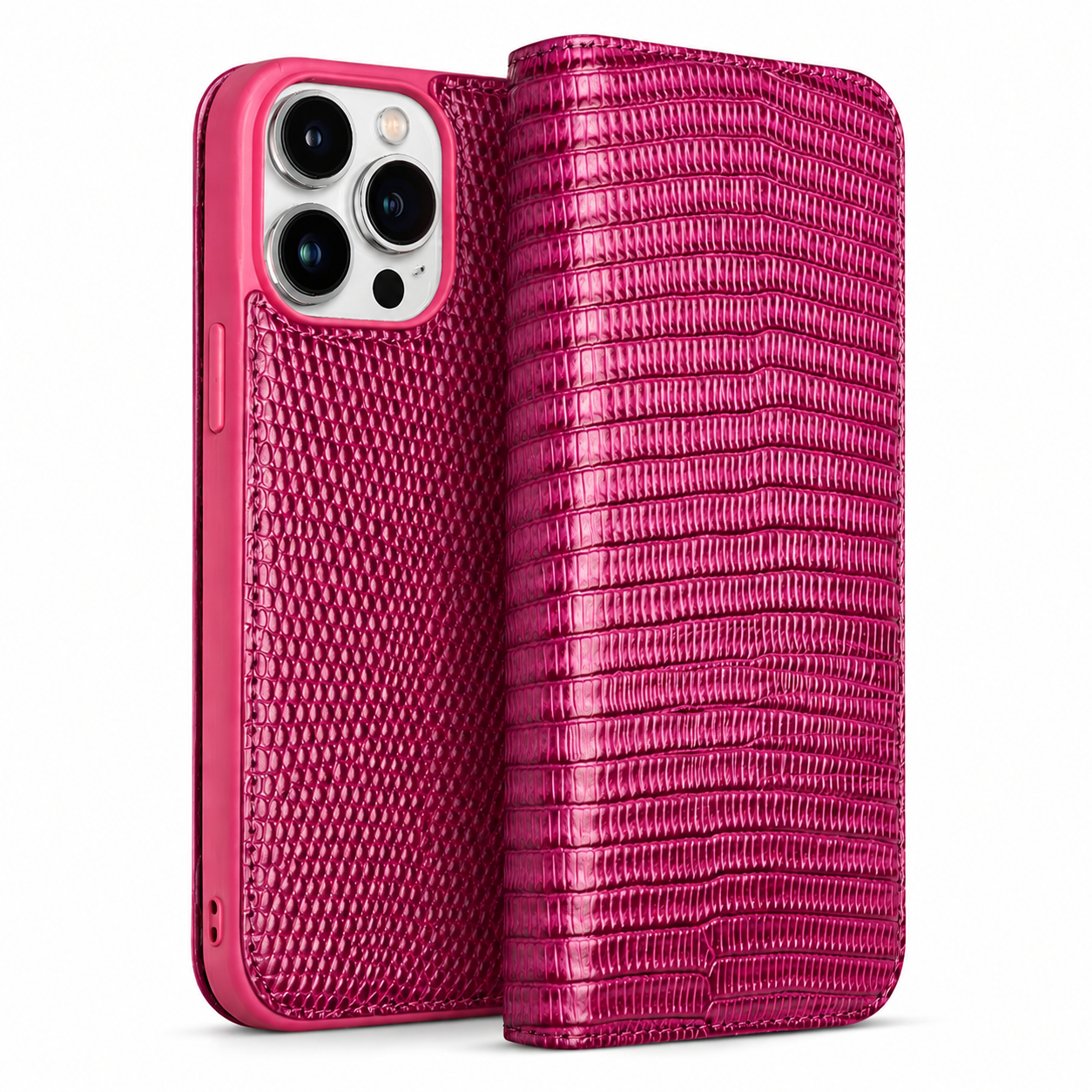Premium iPhone Case Genuine Leather Flip Cover Card Holder Protective Case Camera Lens Protection Shockproof Ultra Slim Anti Fingerprint Everyday Design