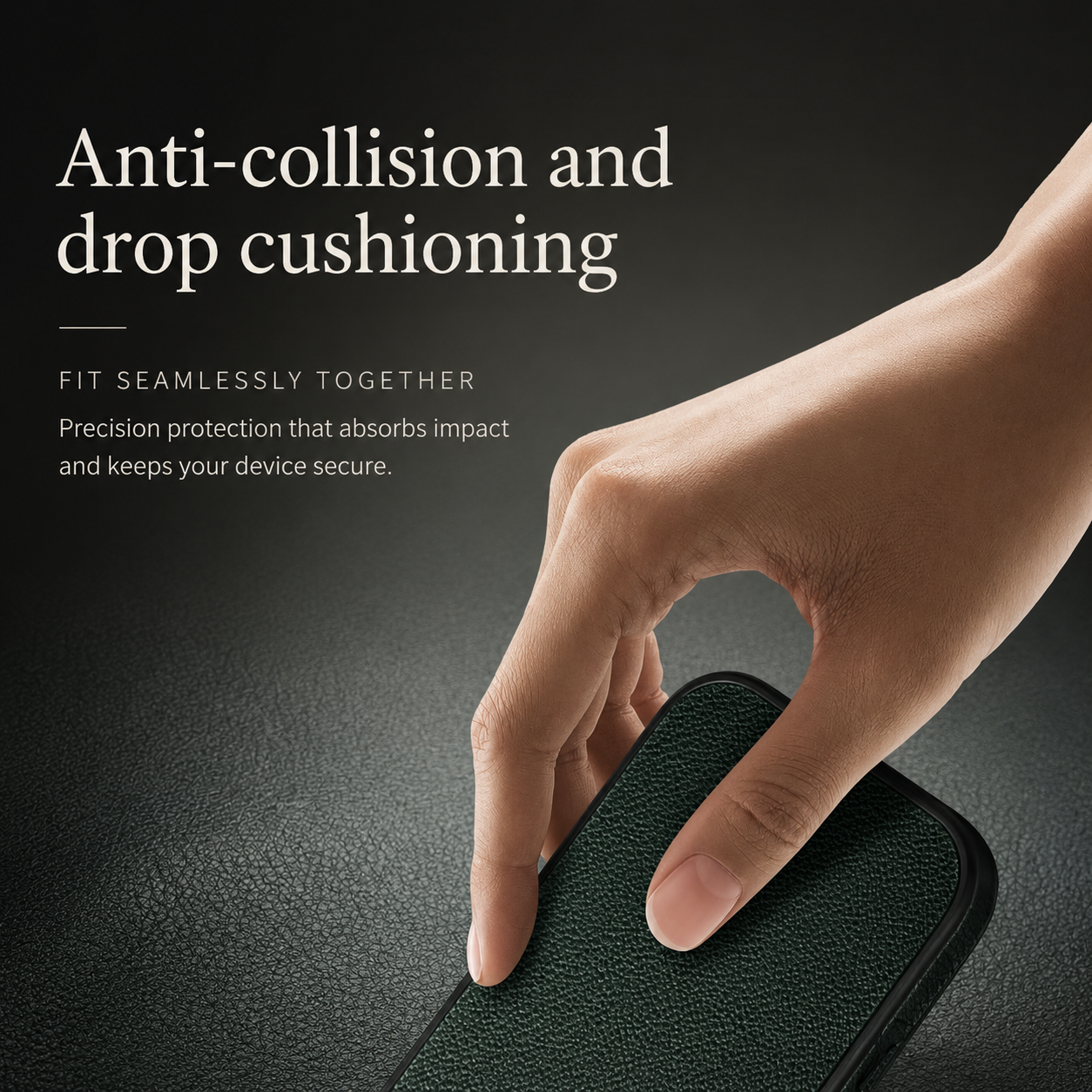 Premium iPhone Case Genuine Leather Wallet Cover Card Holder Flip Stand Protective Case Shockproof Ultra Slim Design Anti Fingerprint Everyday Carry