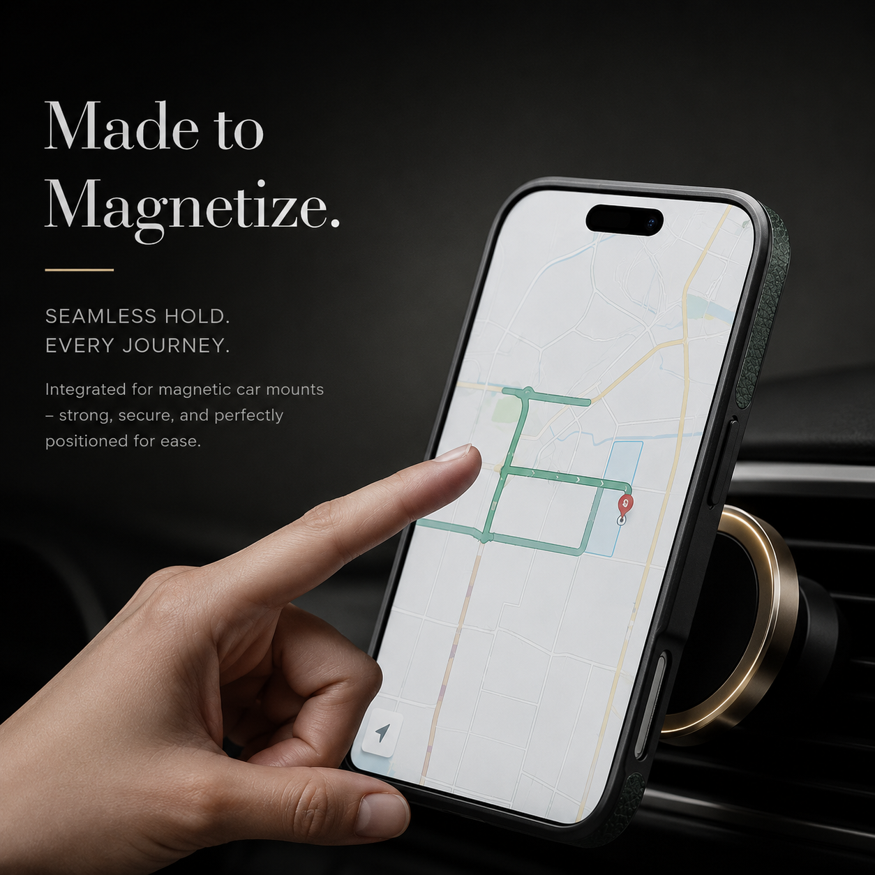 Premium iPhone Case Genuine Leather Wallet Flip Cover Card Holder Shockproof Protective Case Horizontal Stand Function Slim Lightweight Design