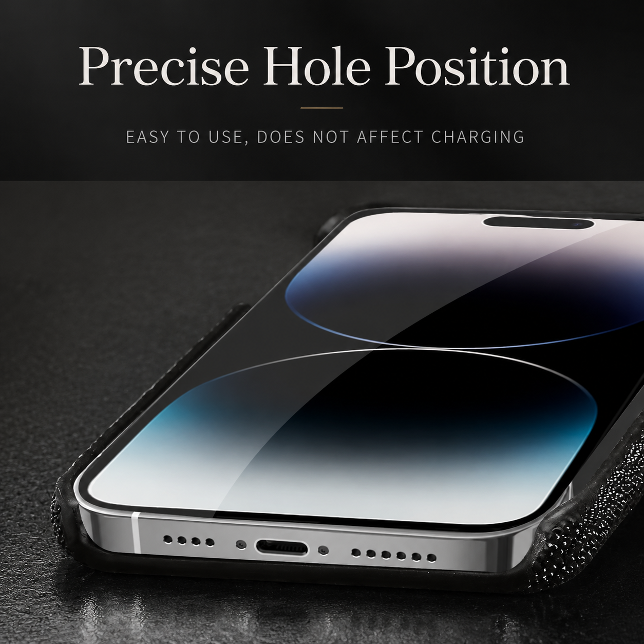 Premium iPhone Case Genuine Stingray Leather Cover Shockproof Anti Fingerprint Non Slip Grip Lightweight Durable Protective Case Luxury Design