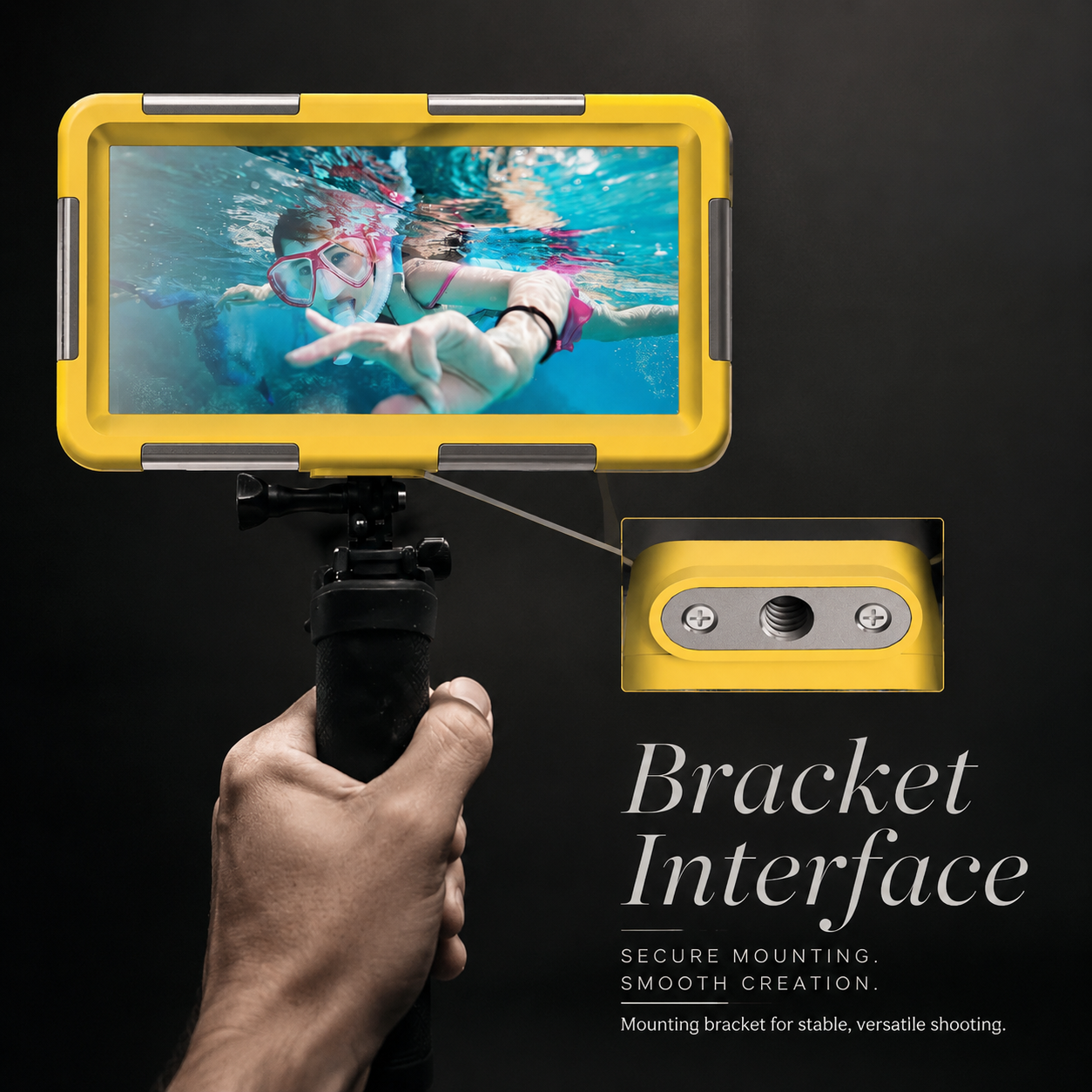 Premium iPhone Case IP68 Waterproof Diving Pouch with Camera Lens Protection, Shockproof PC TPU Construction, Underwater Photography Design